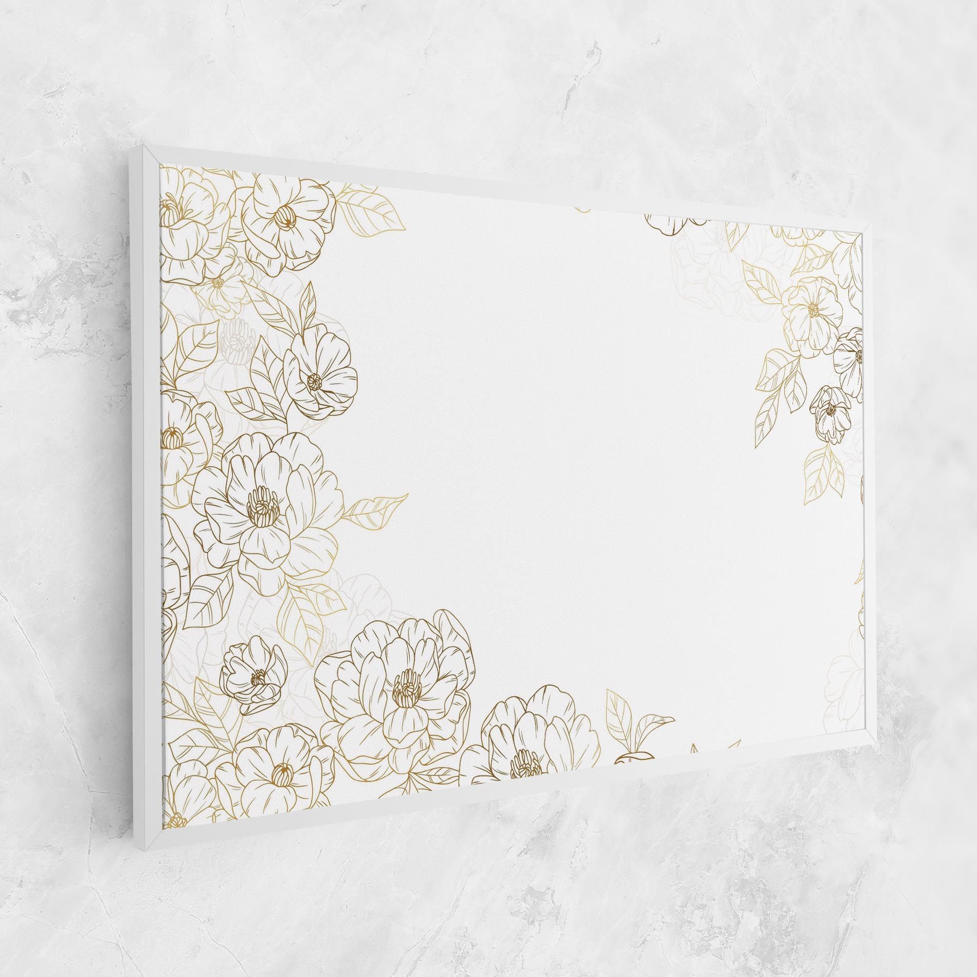 Flower Gold Line mockup 1