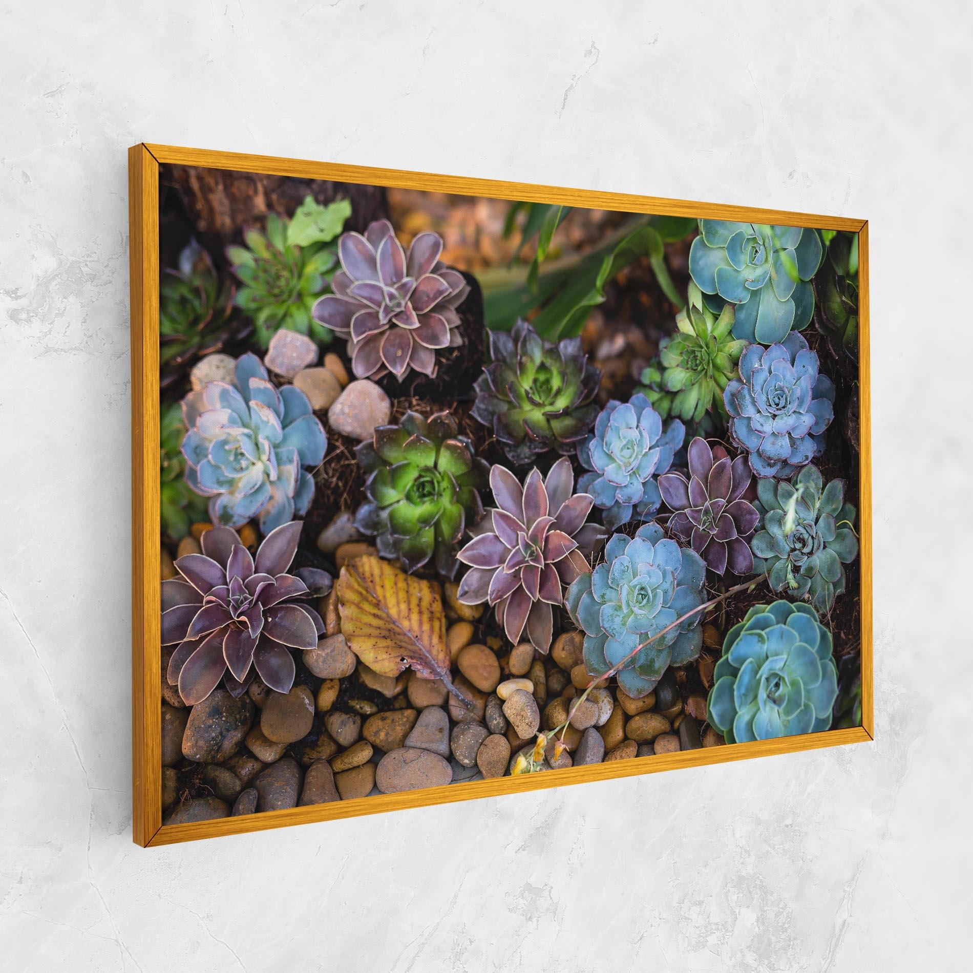 Leinwandbild Colorful Flowers mockup 1