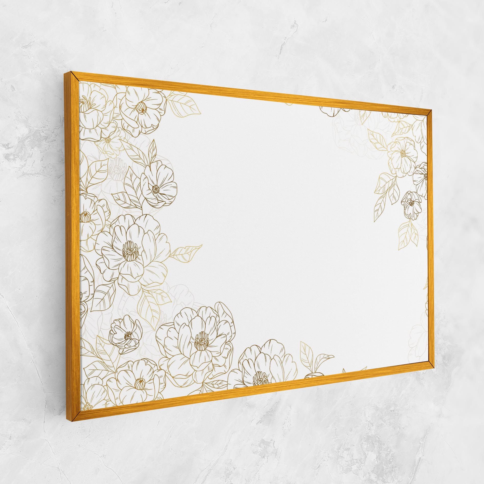 Flower Gold Line mockup 1