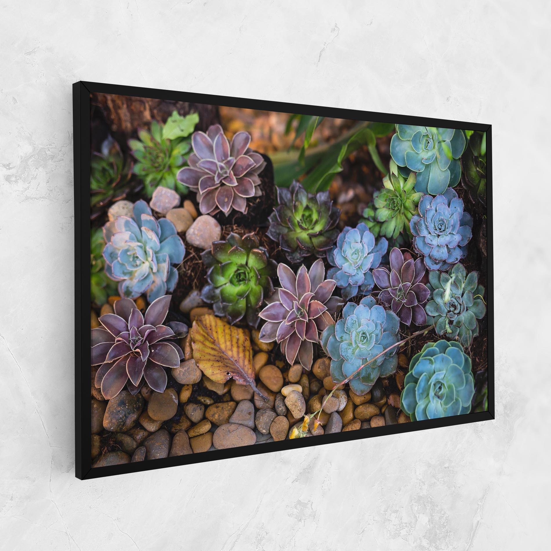 Leinwandbild Colorful Flowers mockup 1