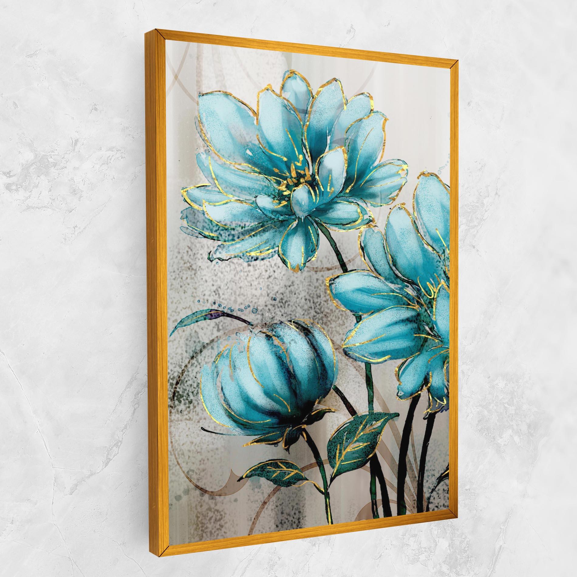 Leinwandbild Bujori Albastri mockup 1