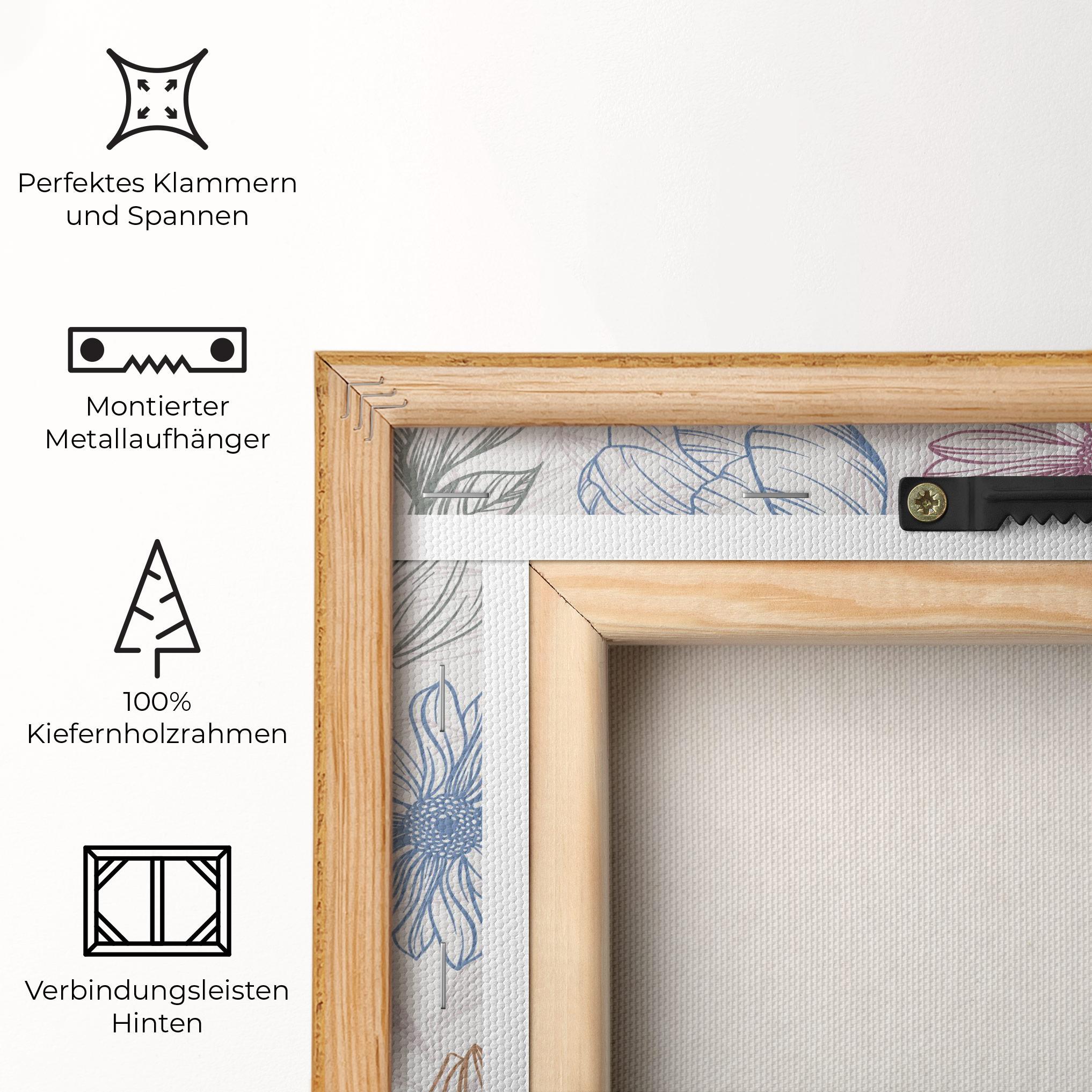 Leinwandbild Color Line Mix mockup 5