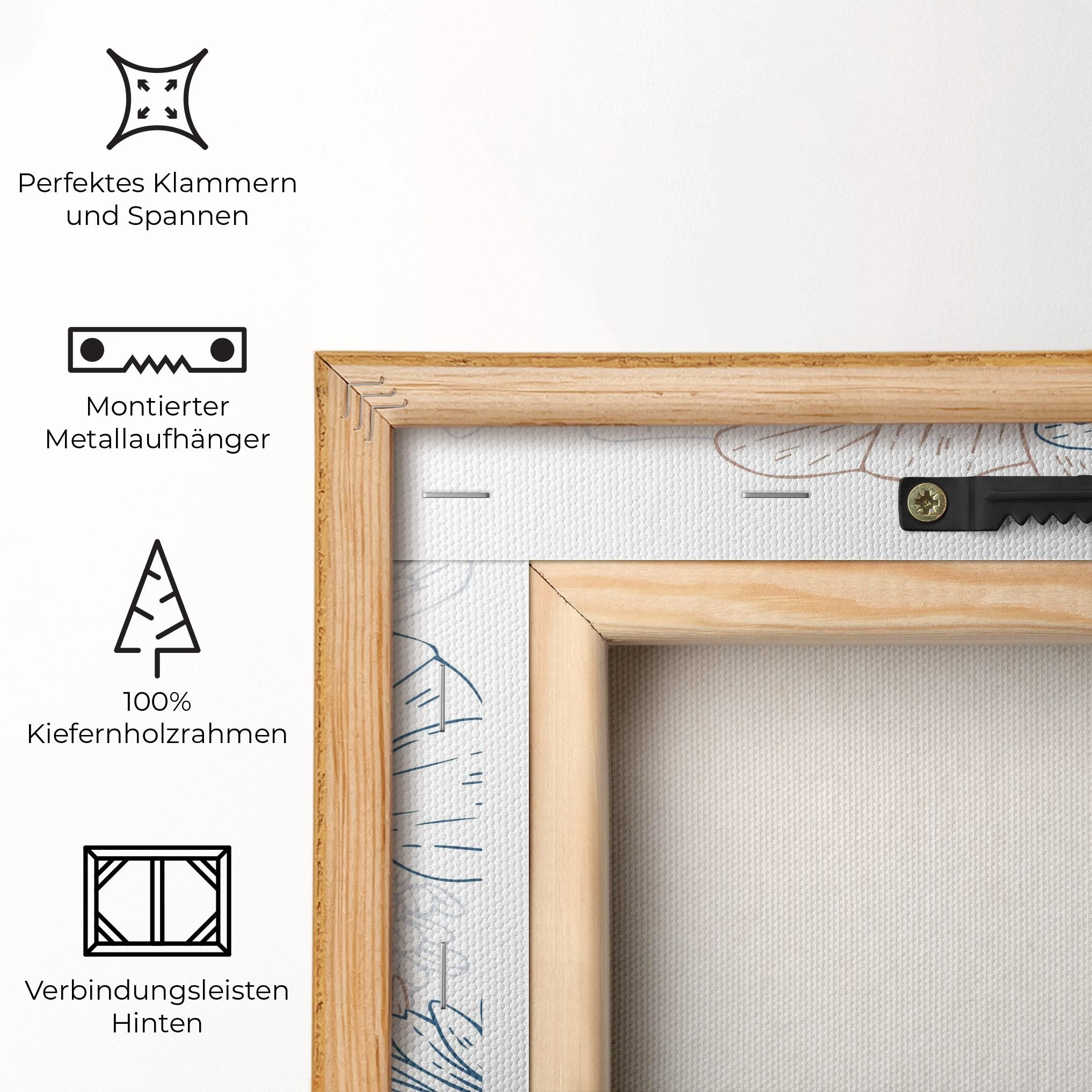 Cream Blue Line mockup 5