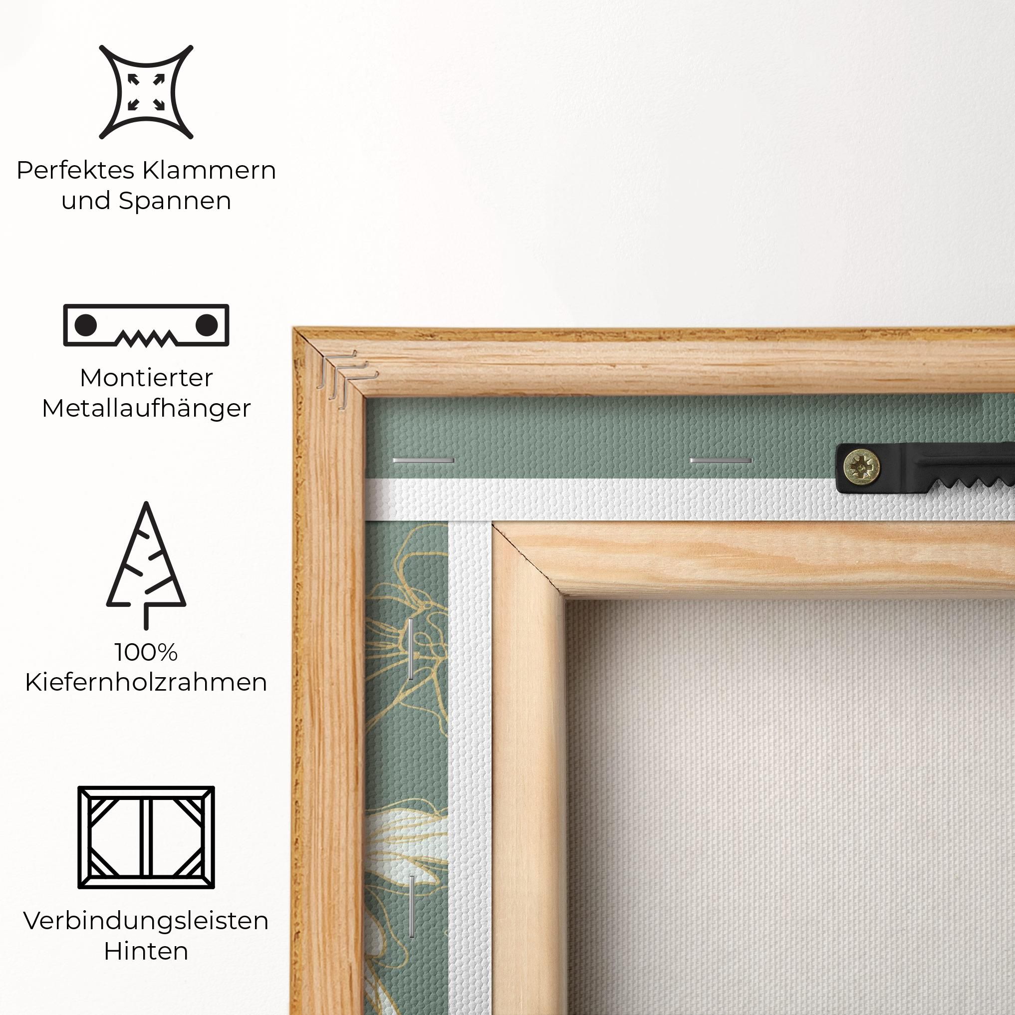 Gold Green Line mockup 5