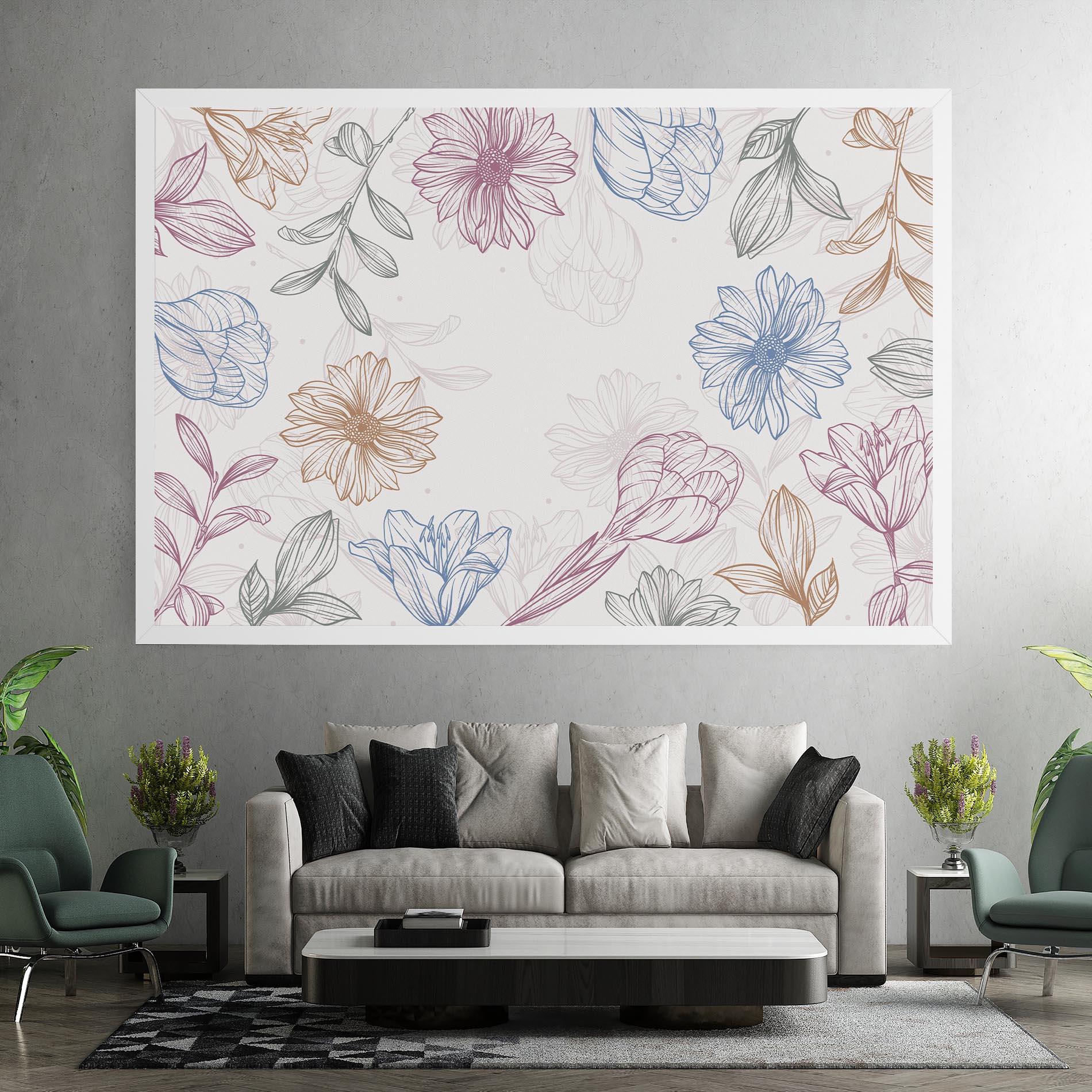 Leinwandbild Color Line Mix mockup 7