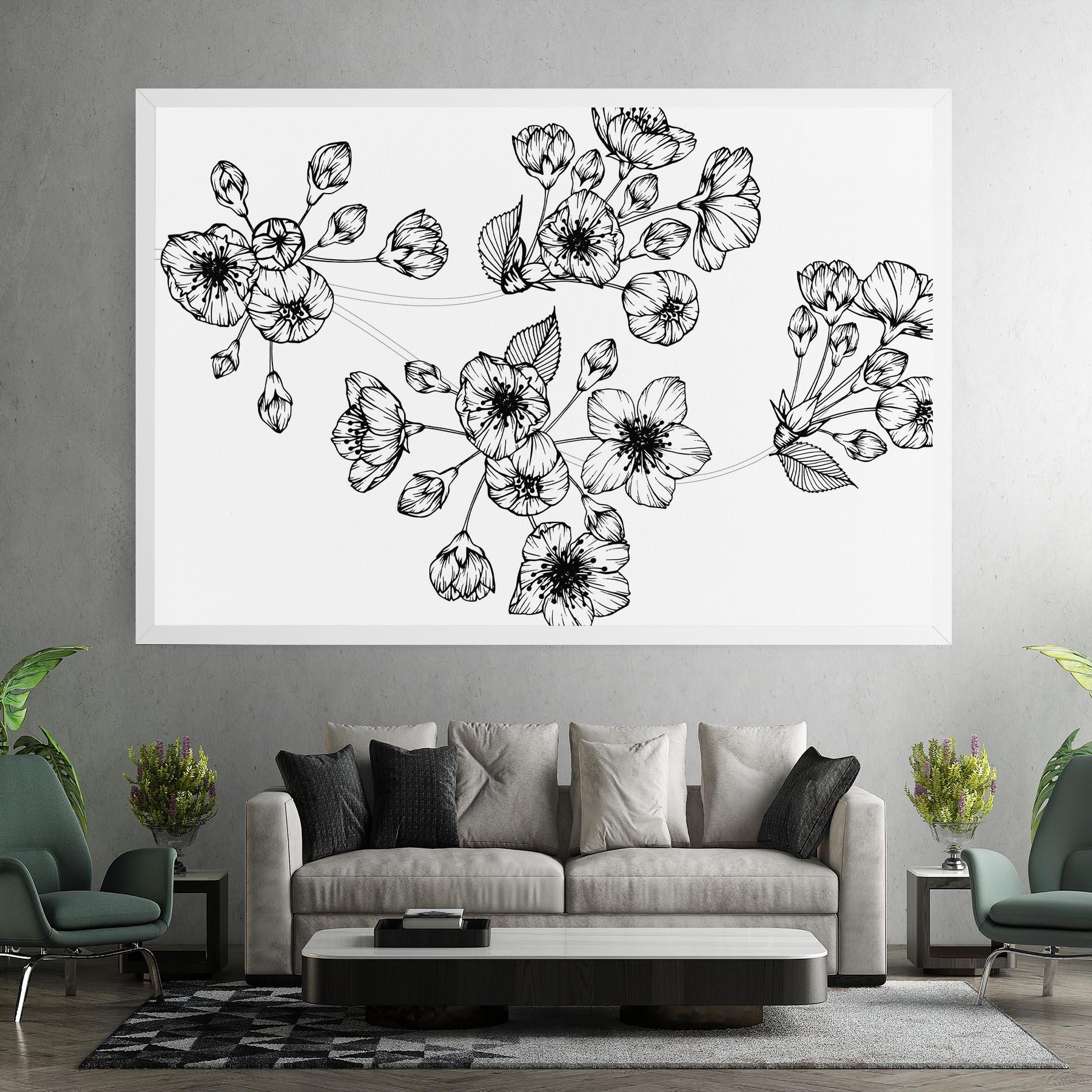 Leinwandbild Sakura Line mockup 7