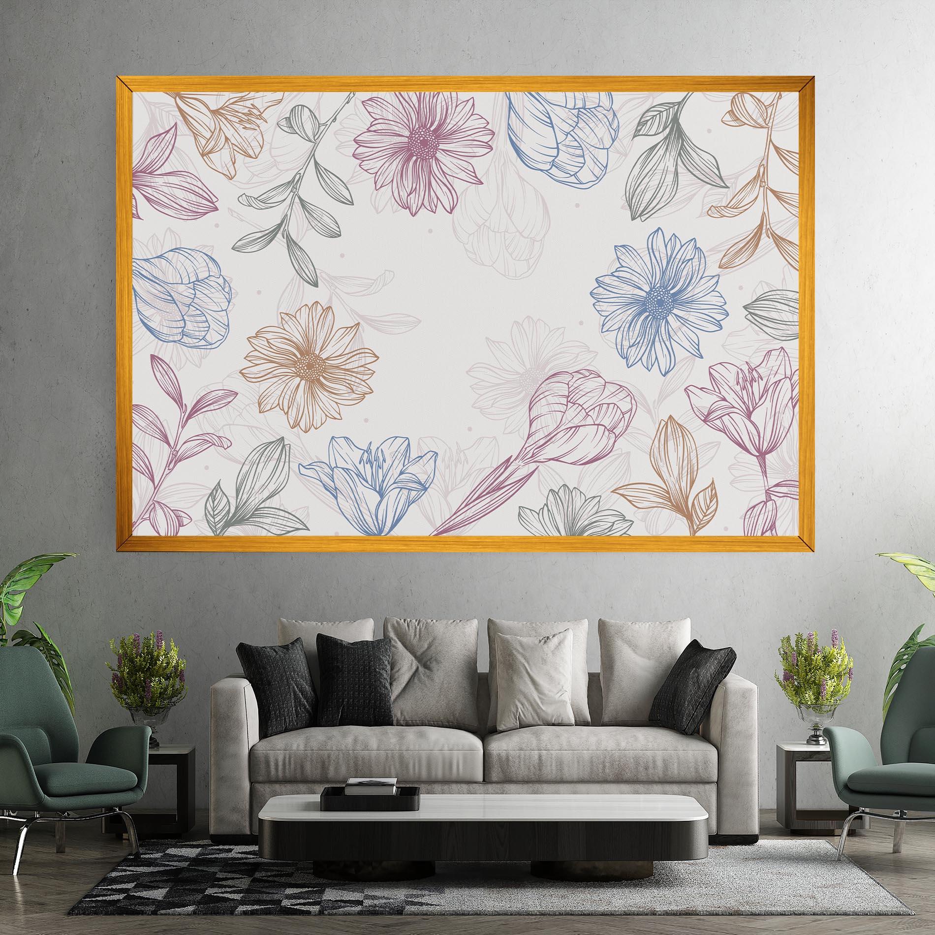 Leinwandbild Color Line Mix mockup 7