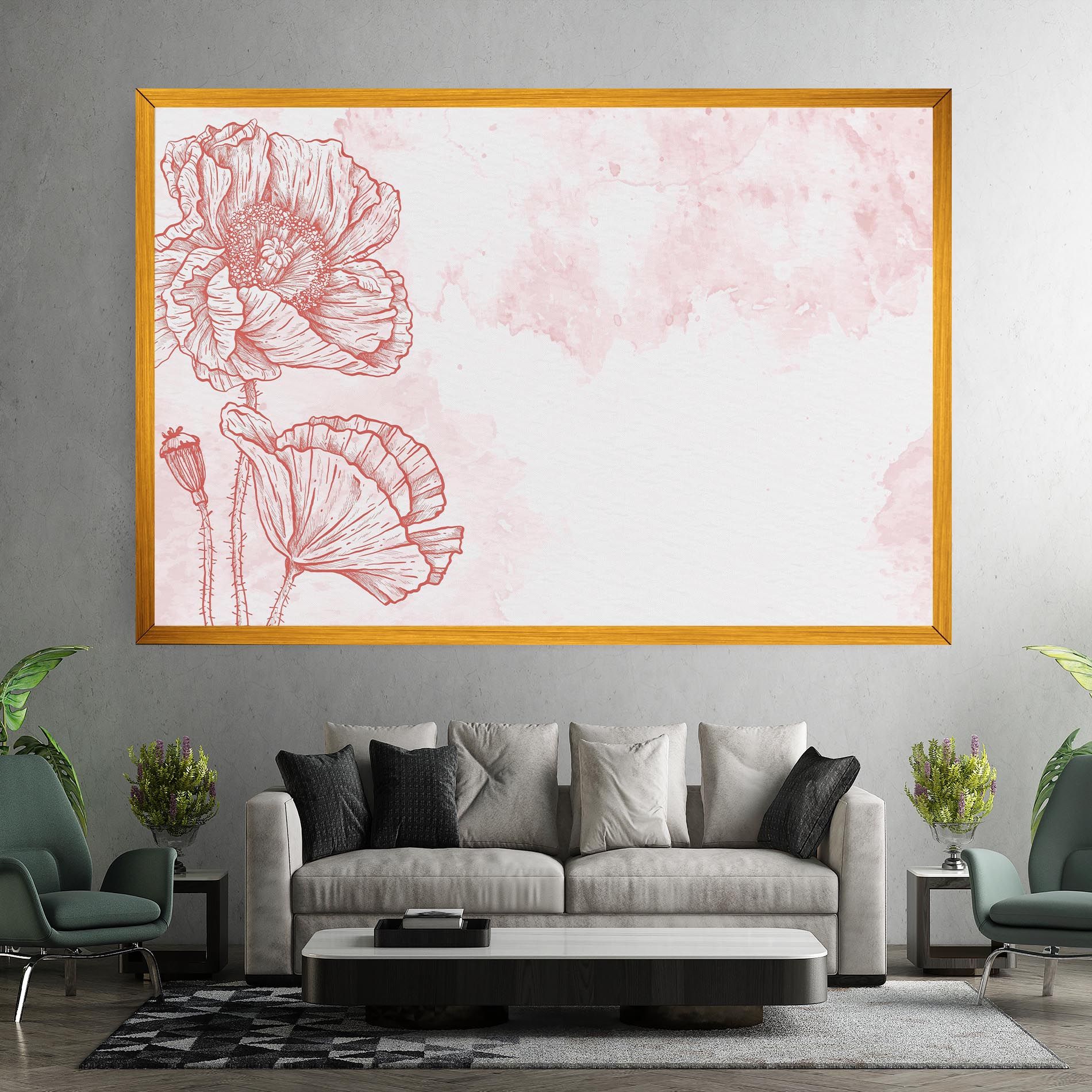 Red Poppy Line mockup 7