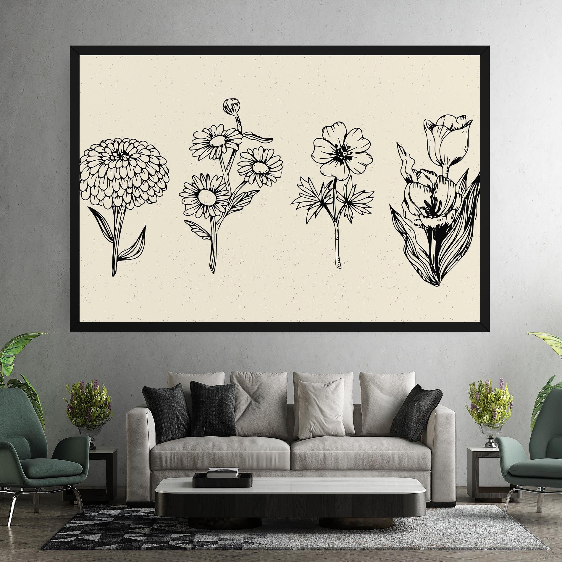 Black Line Cream mockup 7