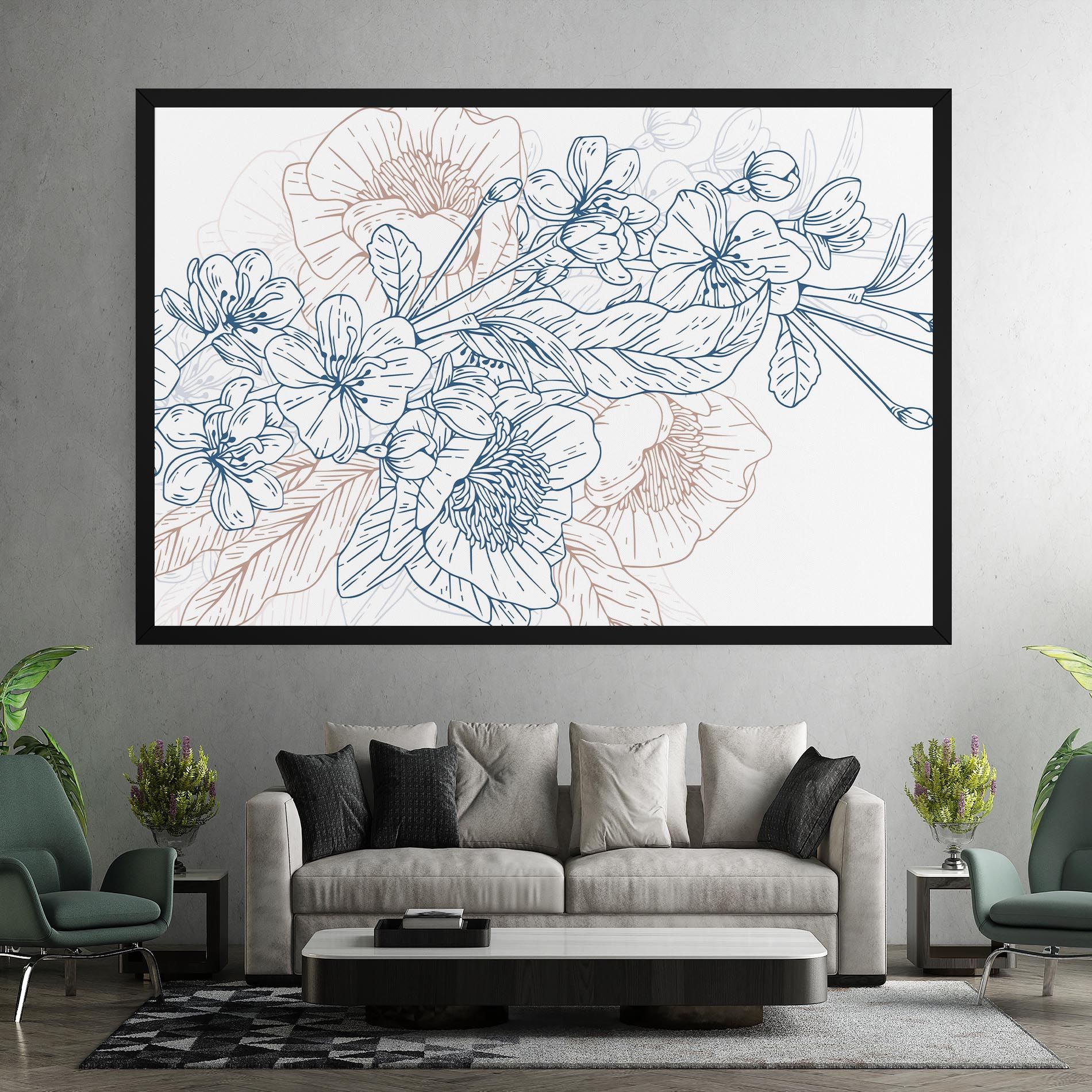 Blue Cream Line mockup 7