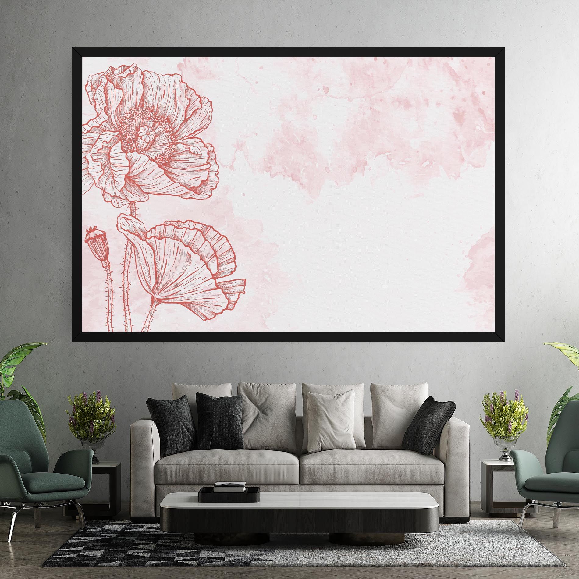 Red Poppy Line mockup 7