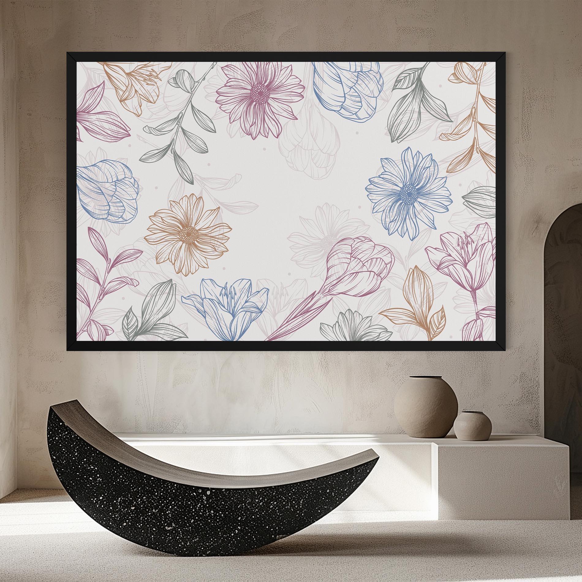 Leinwandbild Color Line Mix mockup 8