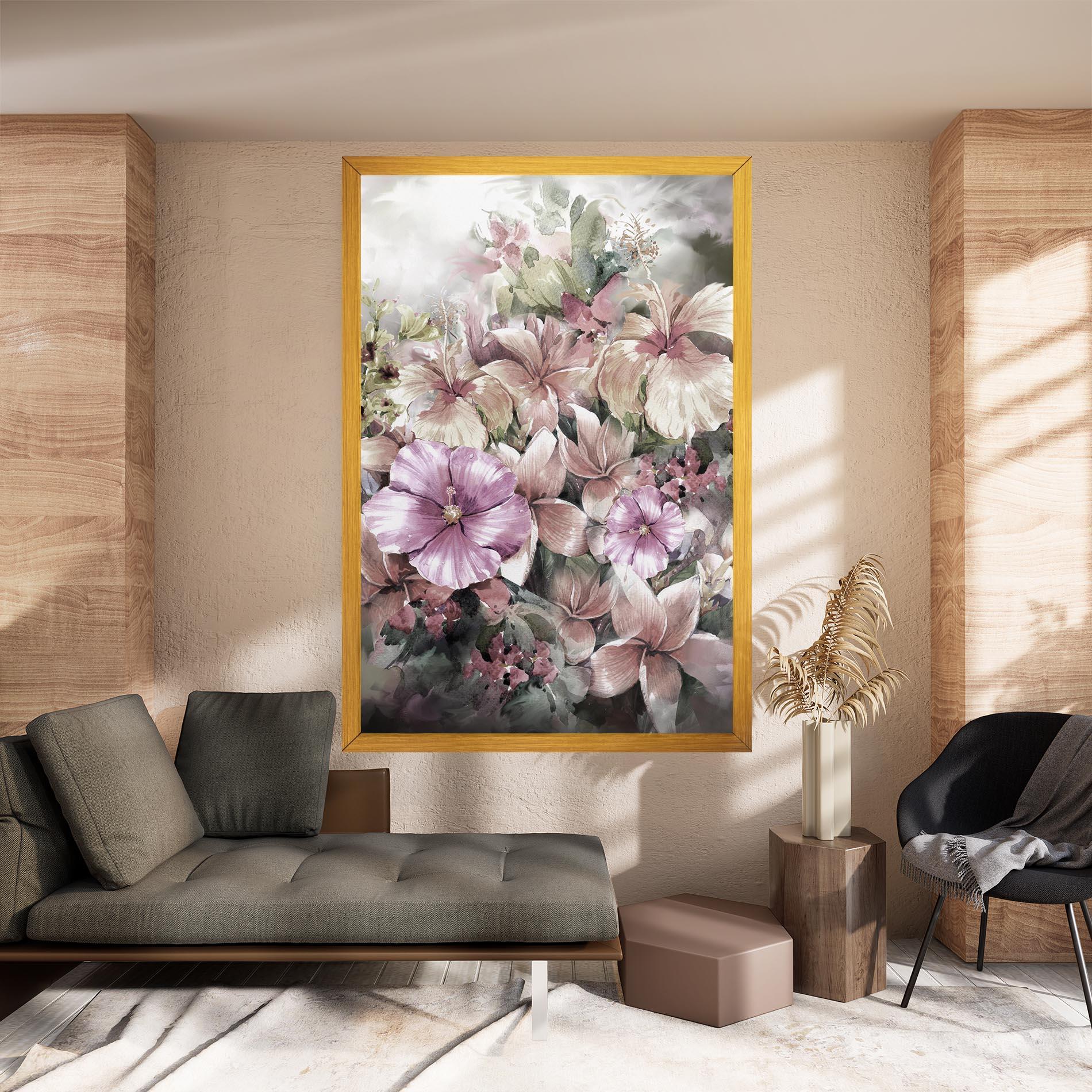 Leinwandbild Contrastul De Flori mockup 8