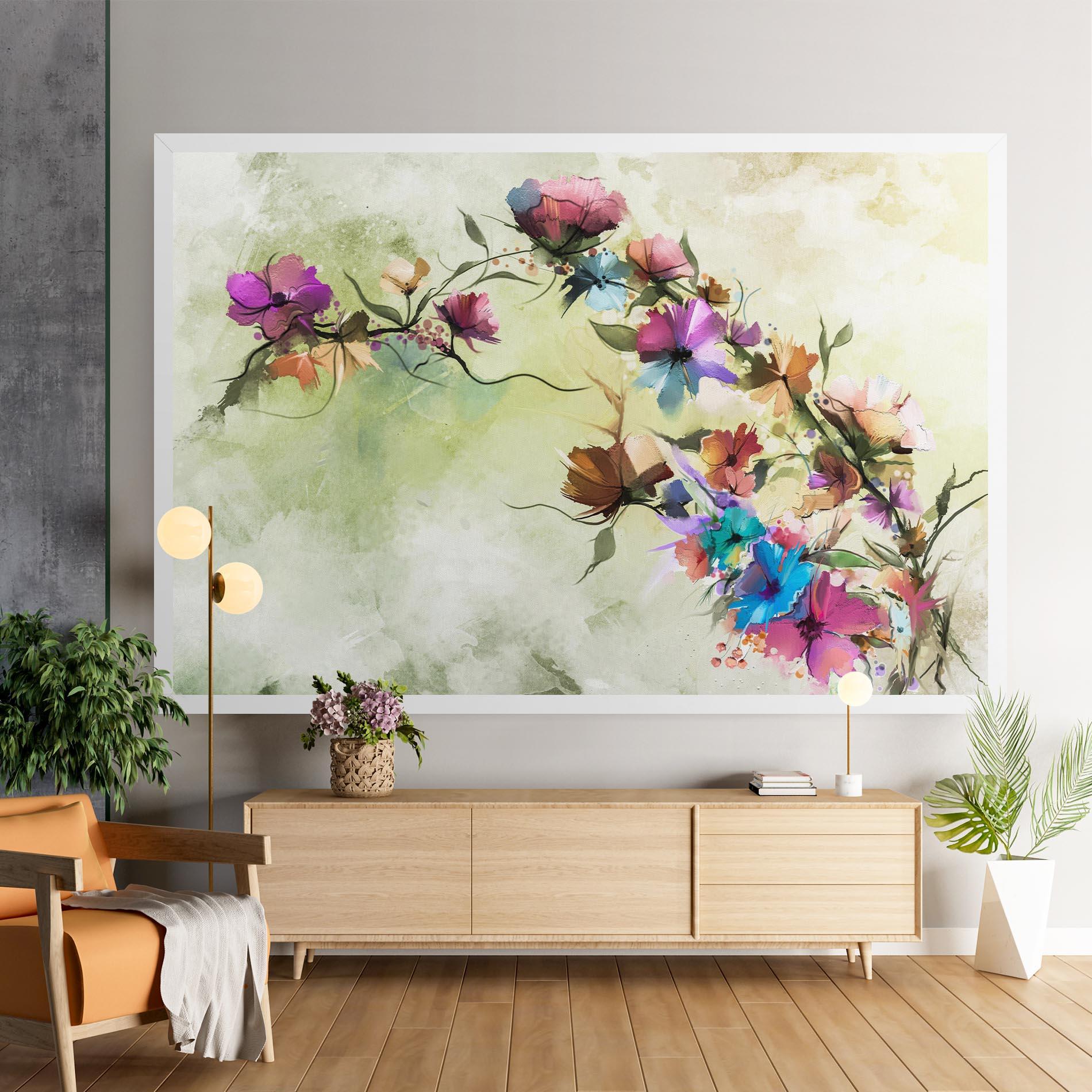 Leinwandbild Ramura Cu Flori mockup 9