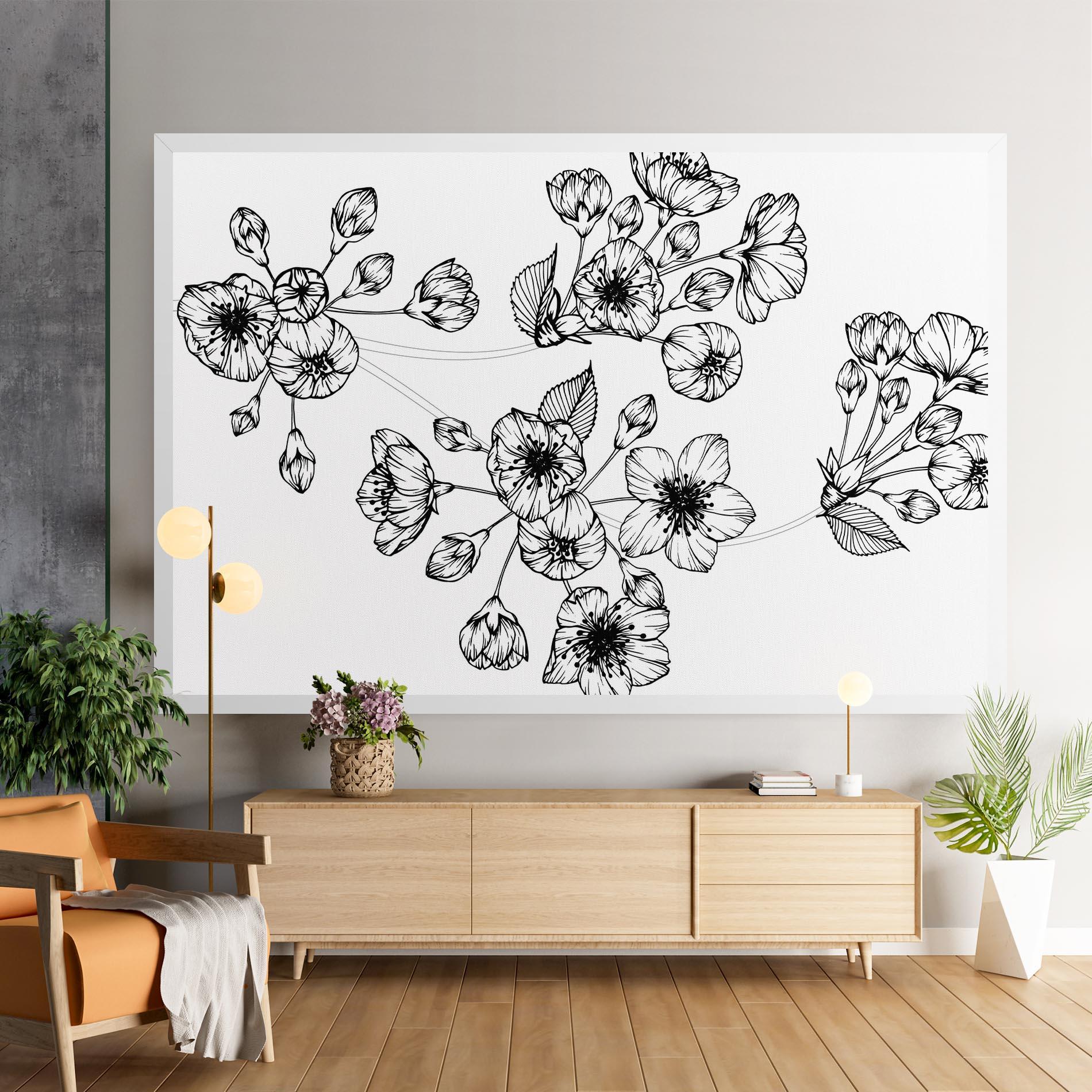 Leinwandbild Sakura Line mockup 9