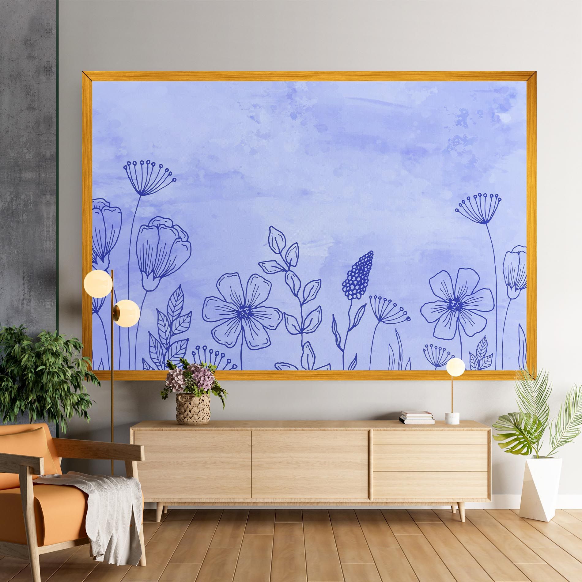 Blue Line Plant mockup 9