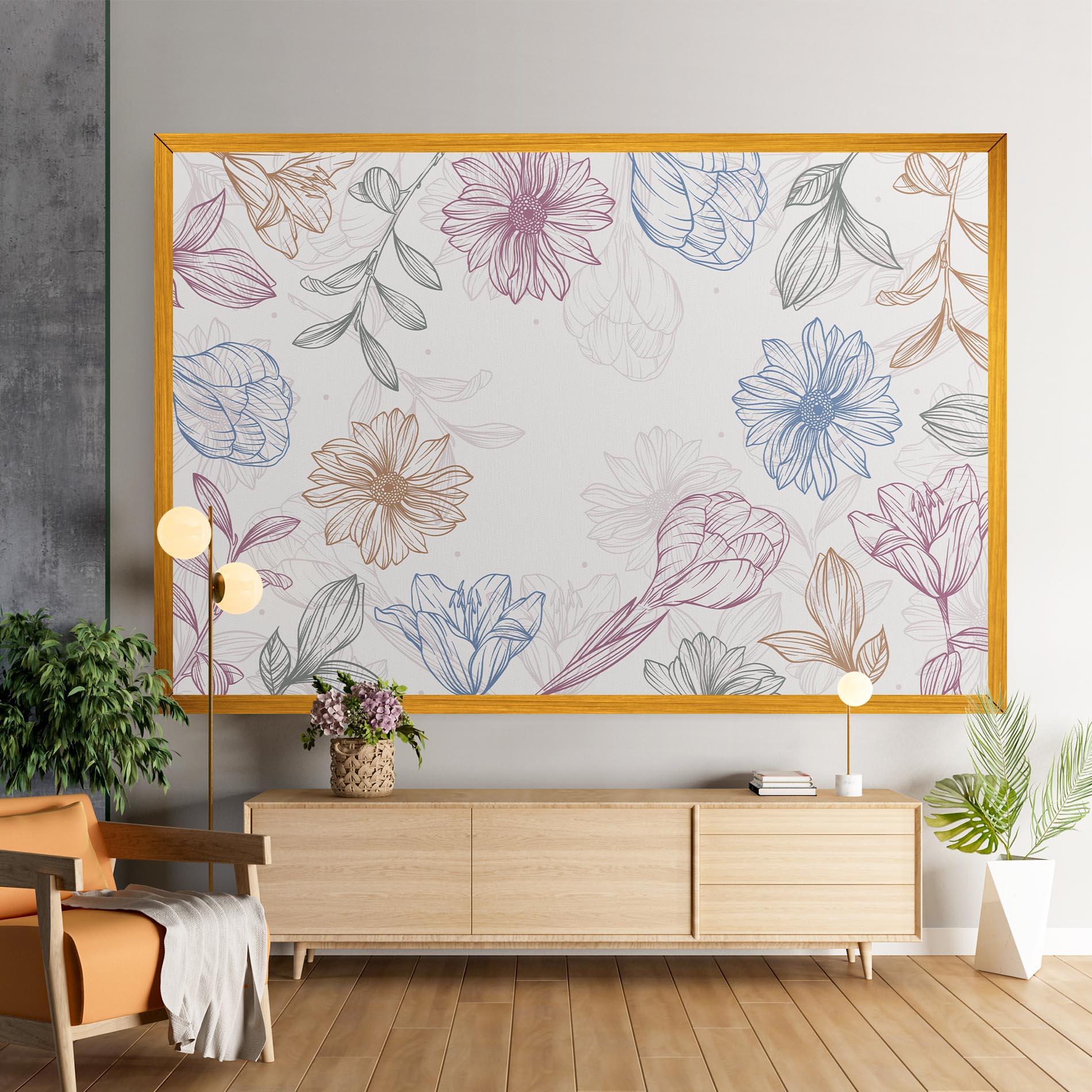 Leinwandbild Color Line Mix mockup 9