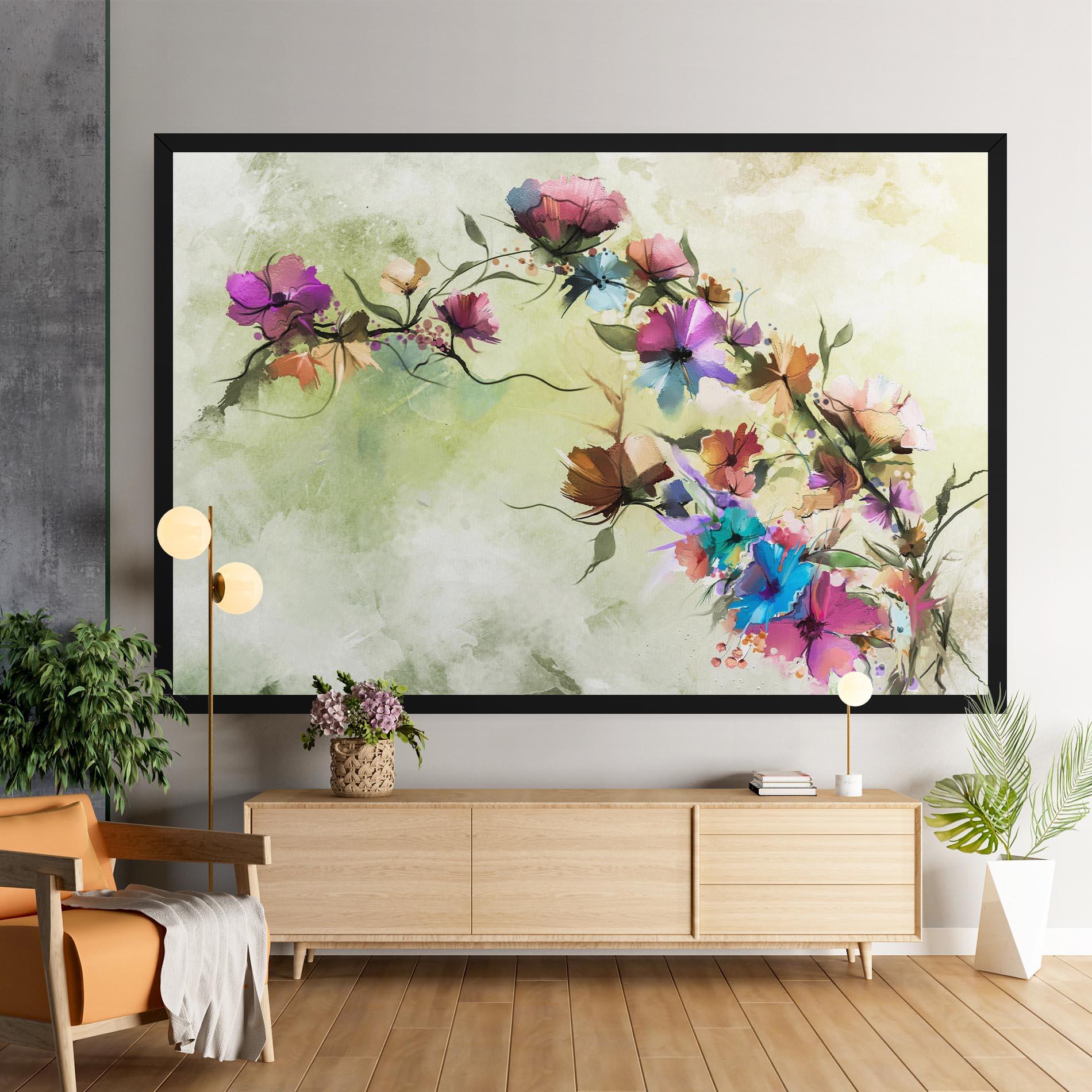 Leinwandbild Ramura Cu Flori mockup 9