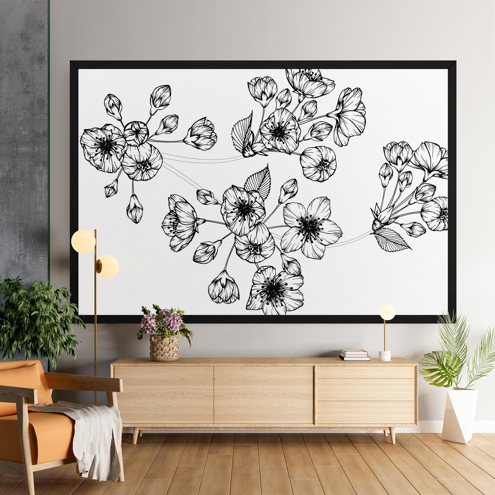 Leinwandbild Sakura Line mockup 9