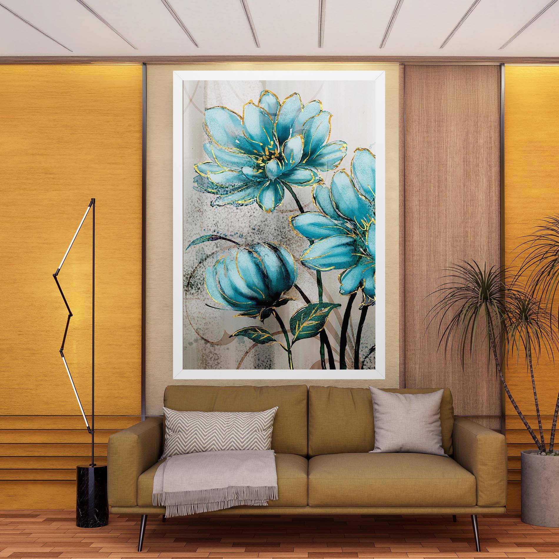 Leinwandbild Bujori Albastri mockup 9