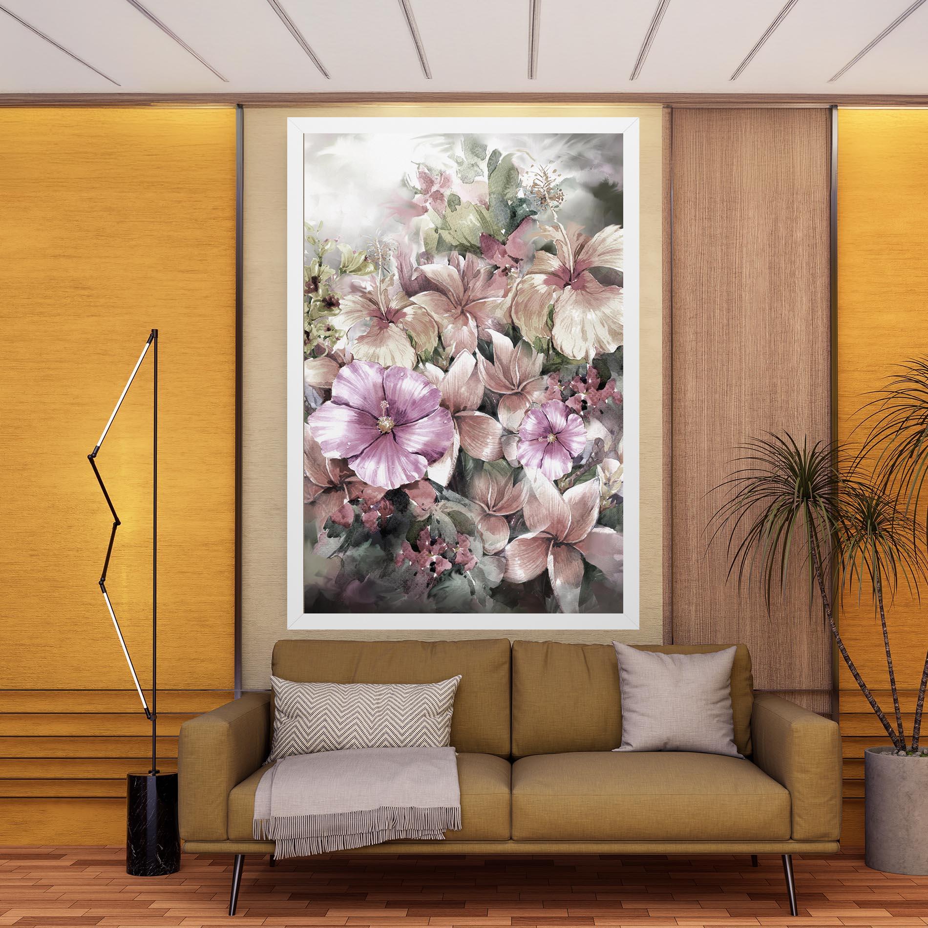 Leinwandbild Contrastul De Flori mockup 9