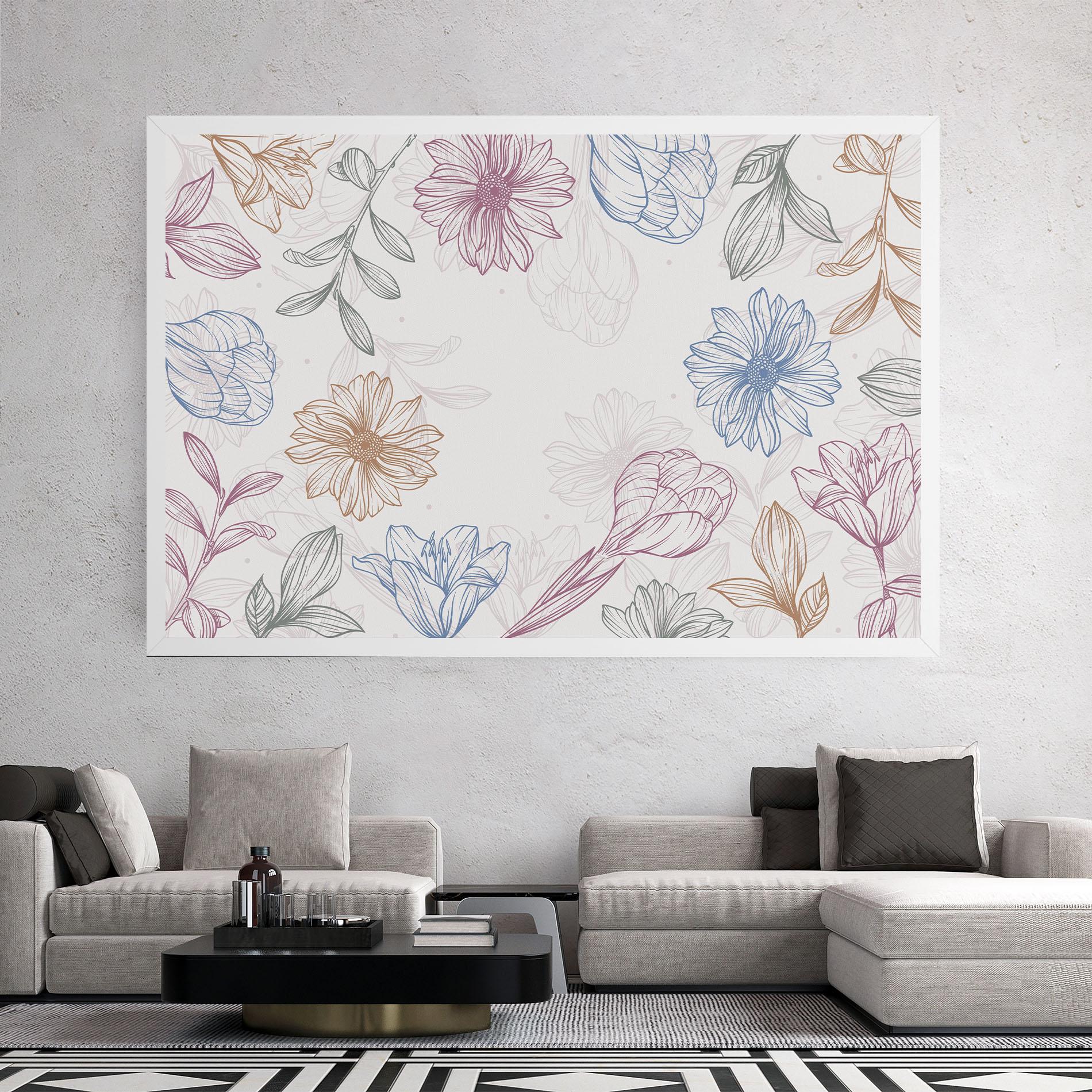 Leinwandbild Color Line Mix mockup 2