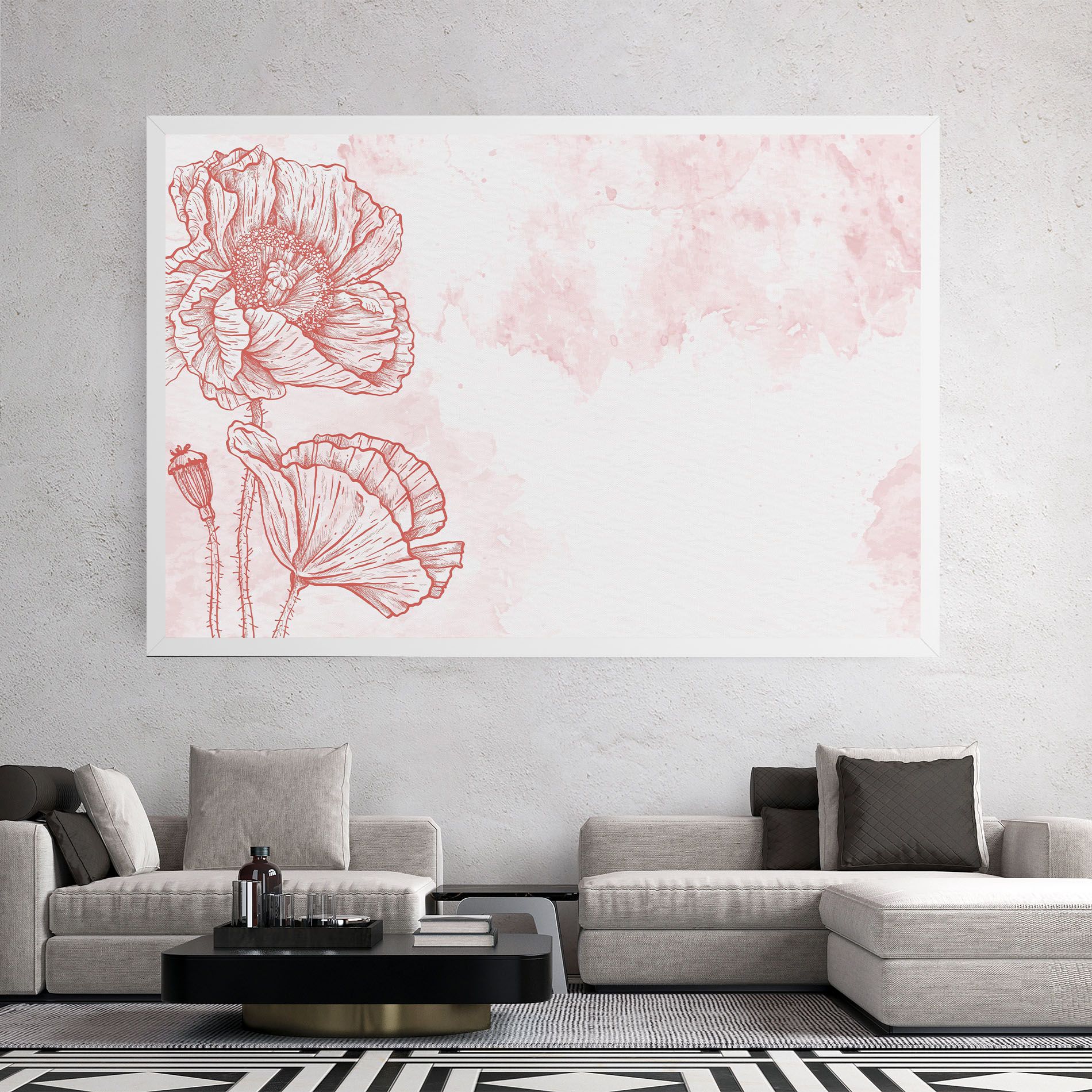 Red Poppy Line mockup 2