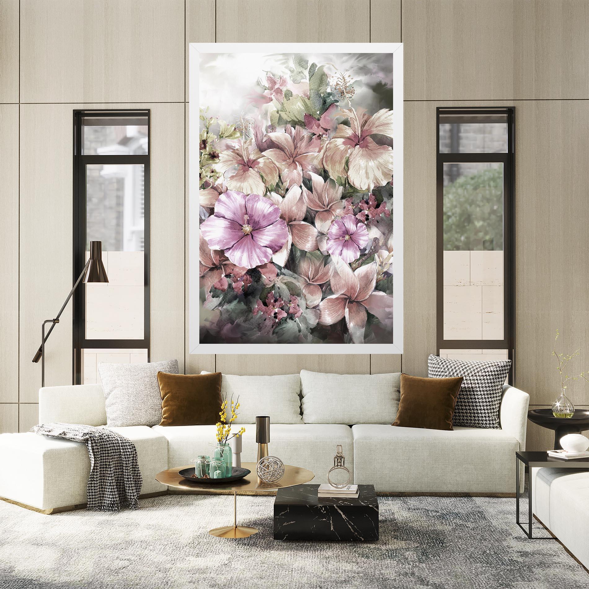 Leinwandbild Contrastul De Flori mockup 2