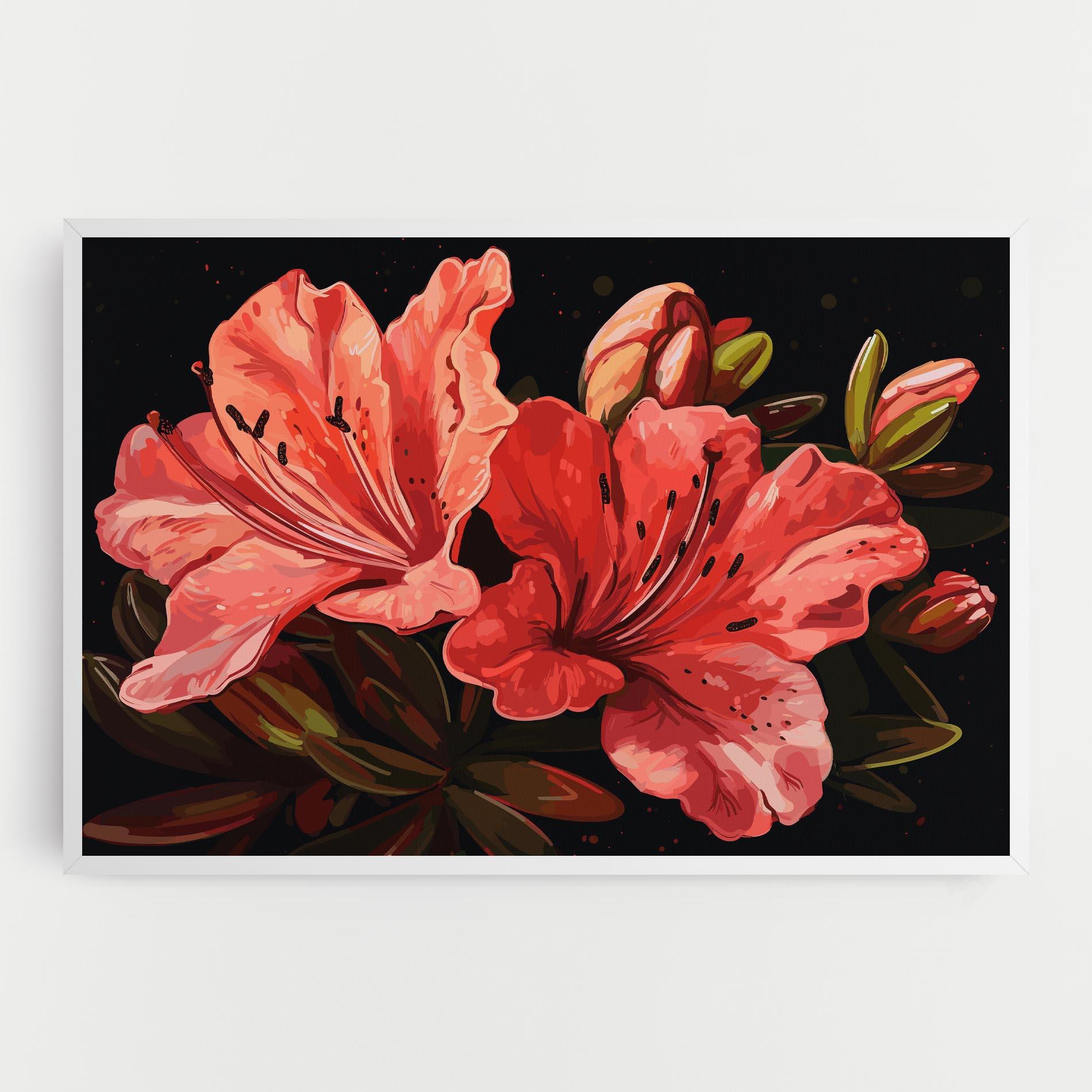Leinwandbild Art Exotic Flower mockup 0