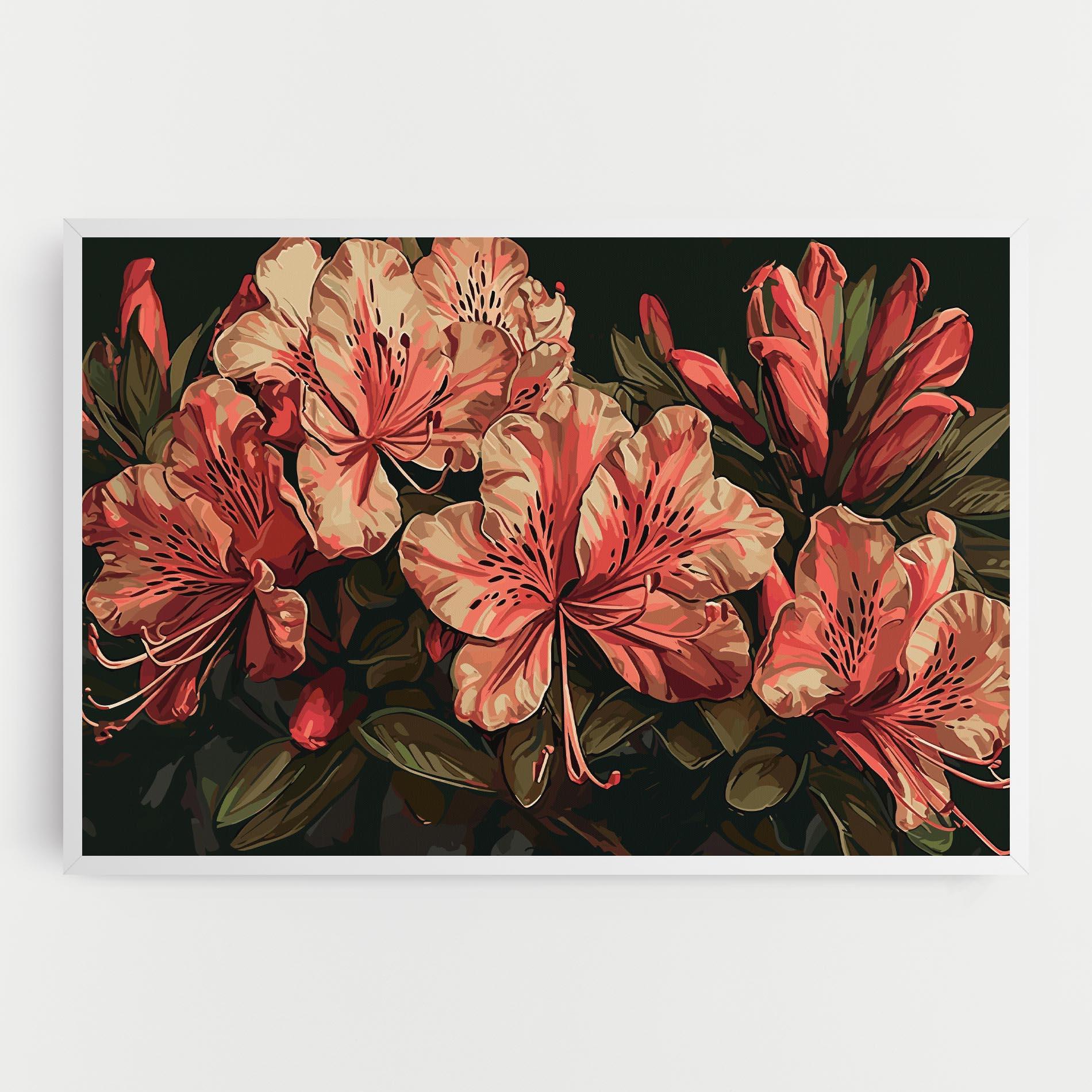 Leinwandbild Cream Exotic Art mockup 0