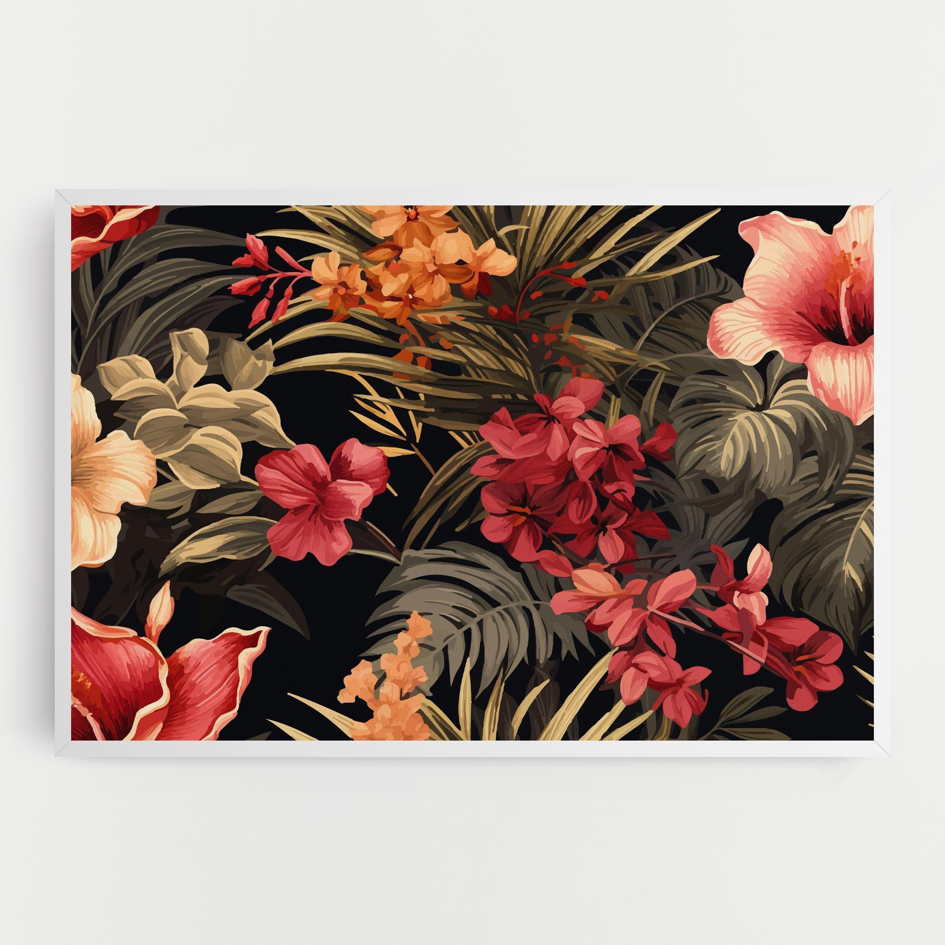 Leinwandbild Exotic Flower Plant mockup 0