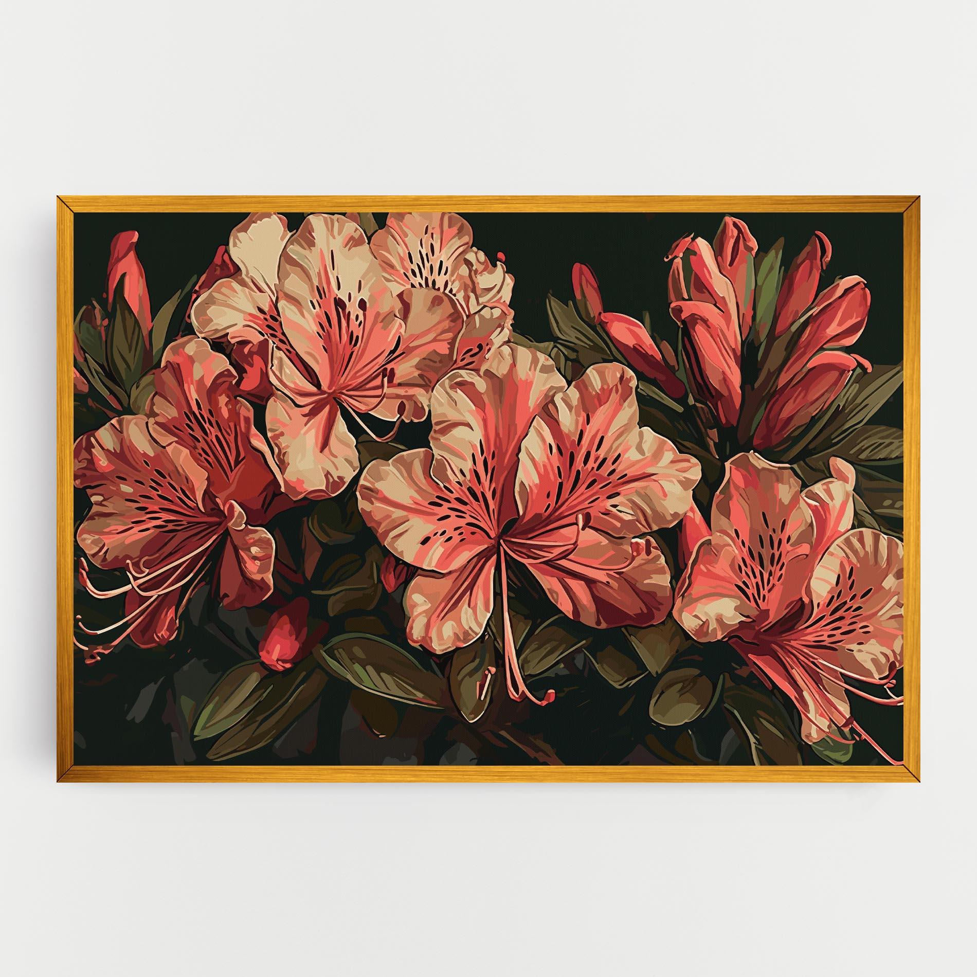 Leinwandbild Cream Exotic Art mockup 0