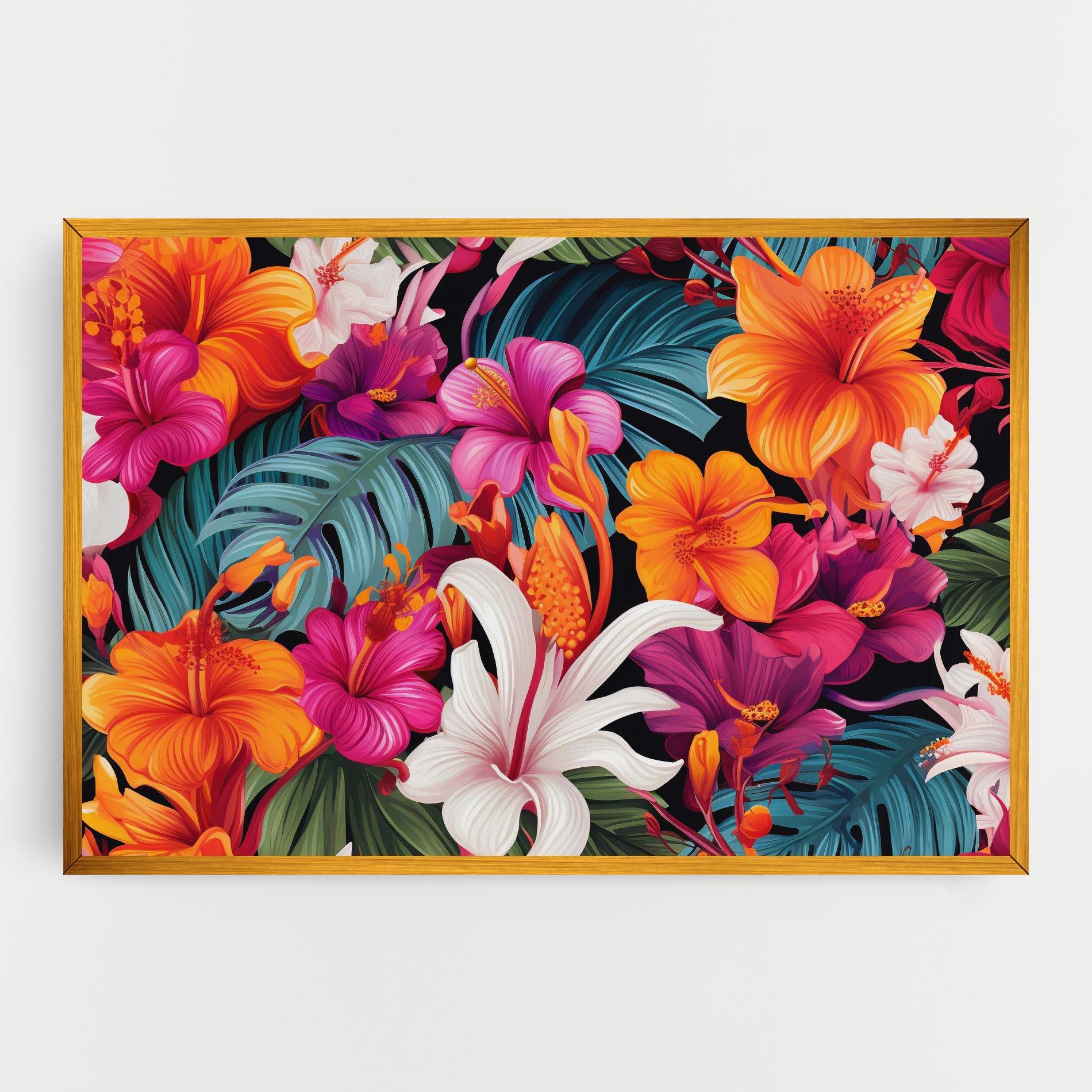 Leinwandbild Exotic Patern mockup 0