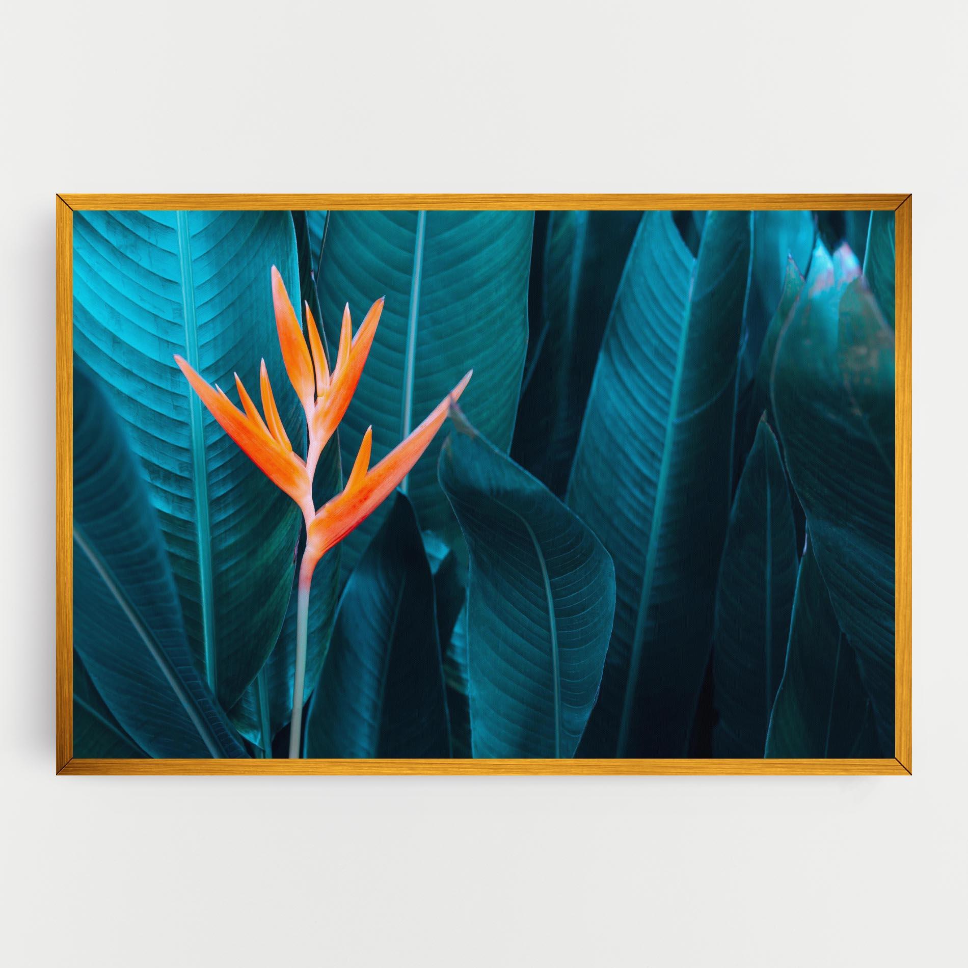 Leinwandbild Orange Green Exotic mockup 0
