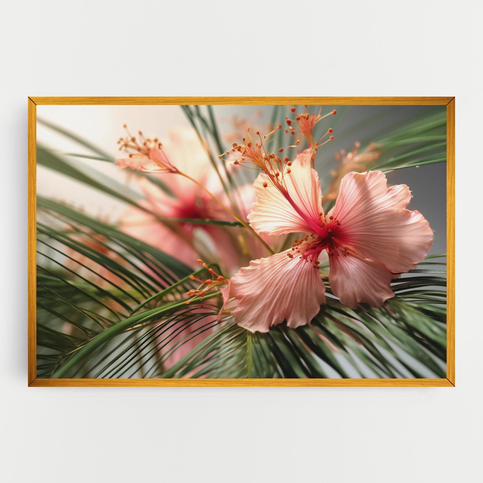 Sunset Exotic Flower mockup 0