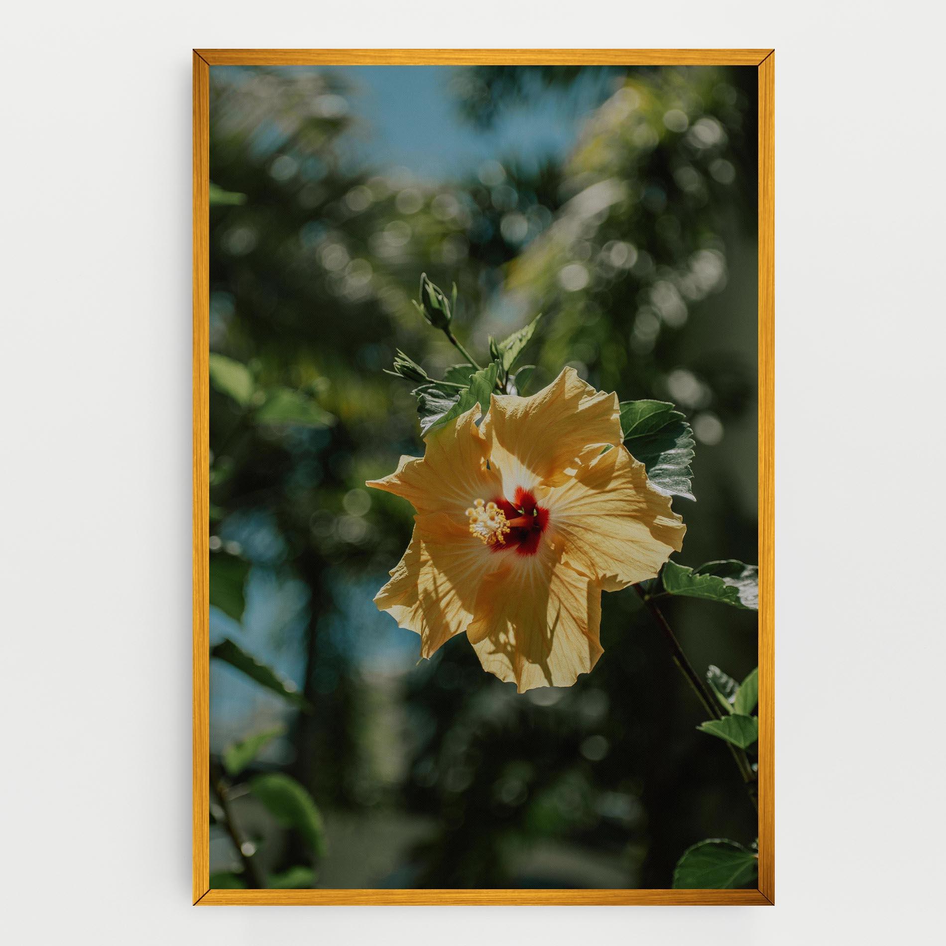 Leinwandbild Yellow Pretty Exotic mockup 0