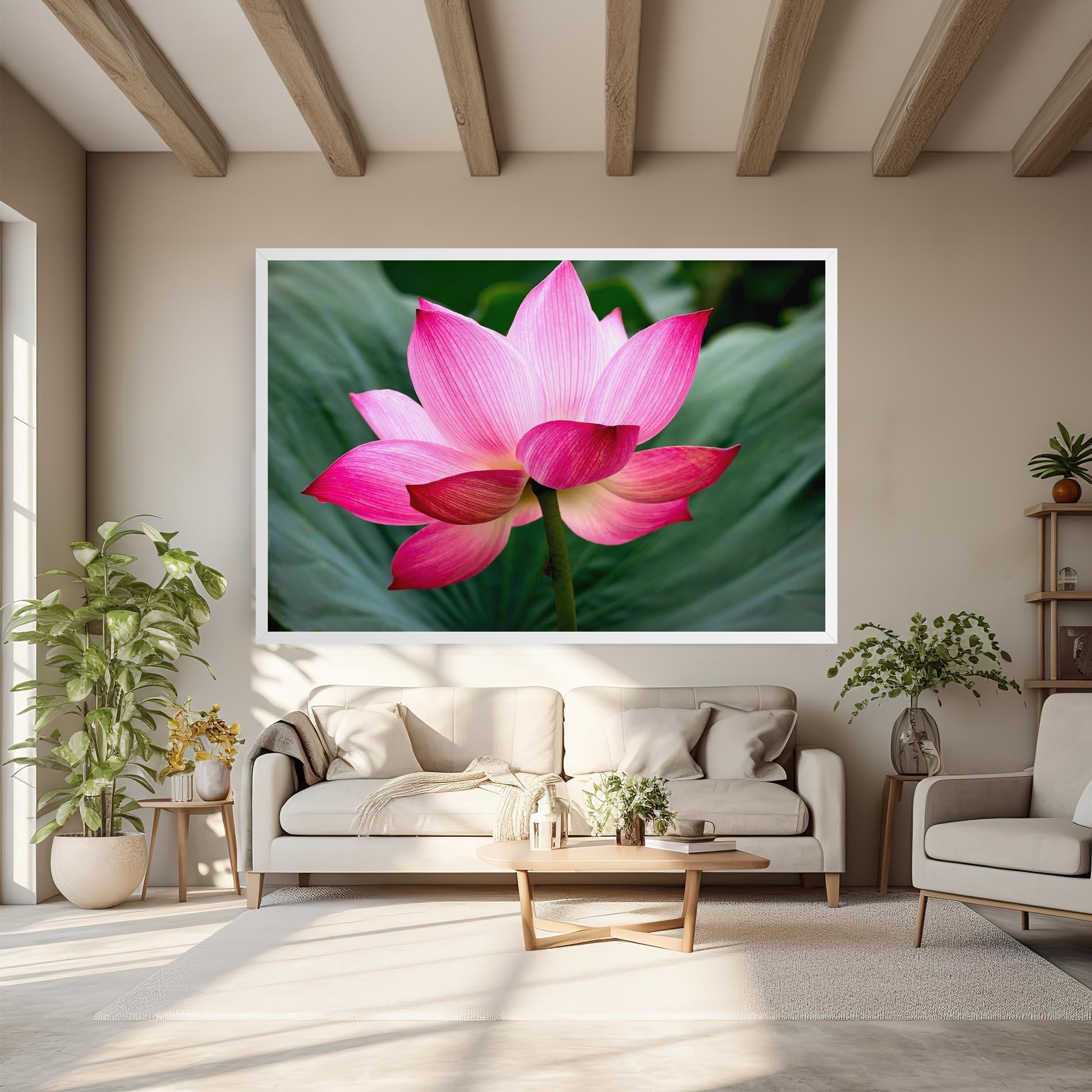 Leinwandbild Beautiful Pink Exotic mockup 6