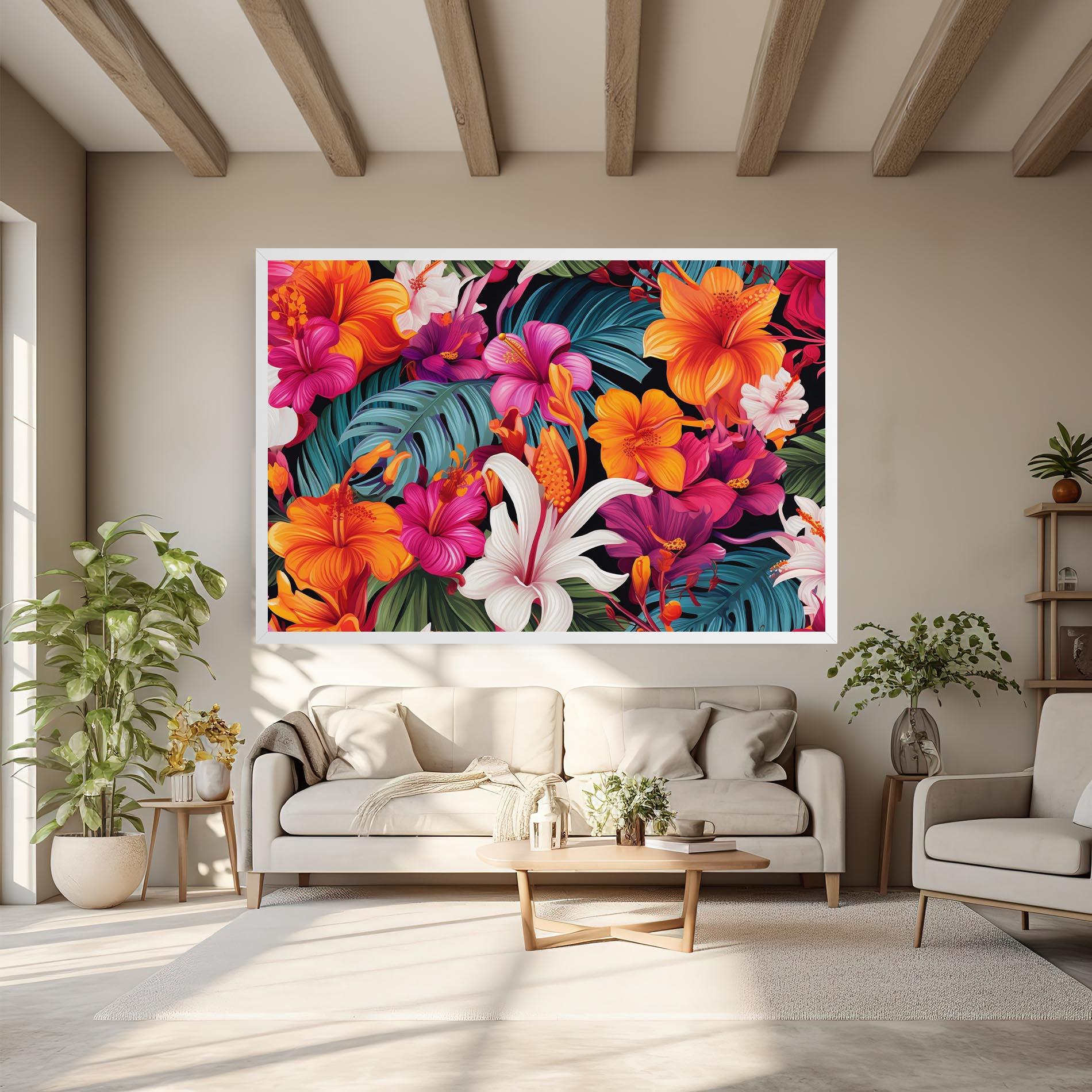 Leinwandbild Exotic Patern mockup 6