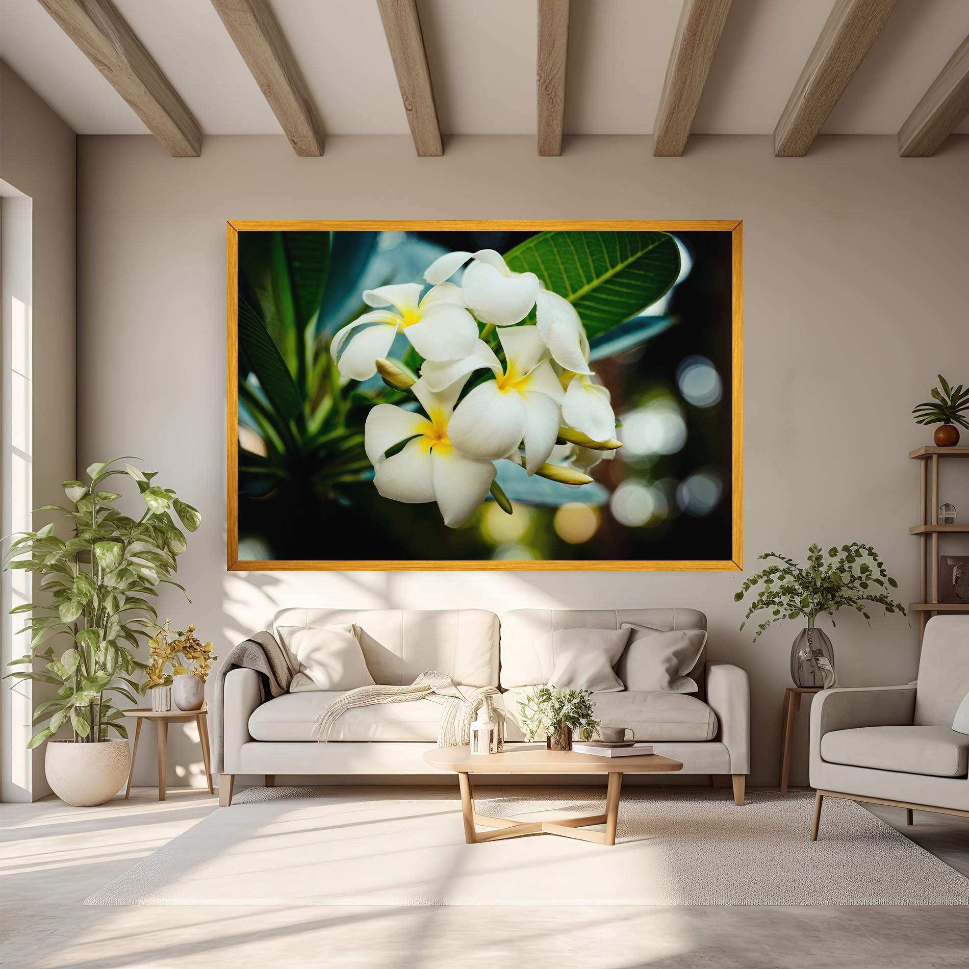 Beautiful White Exotic mockup 6