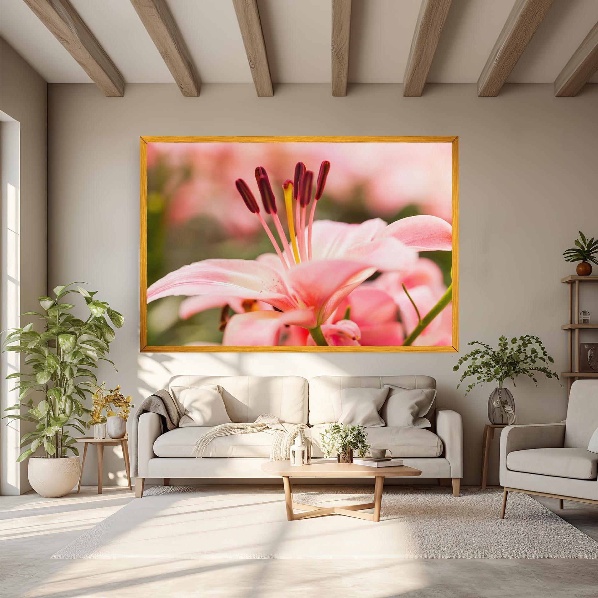 Leinwandbild Flower mockup 6