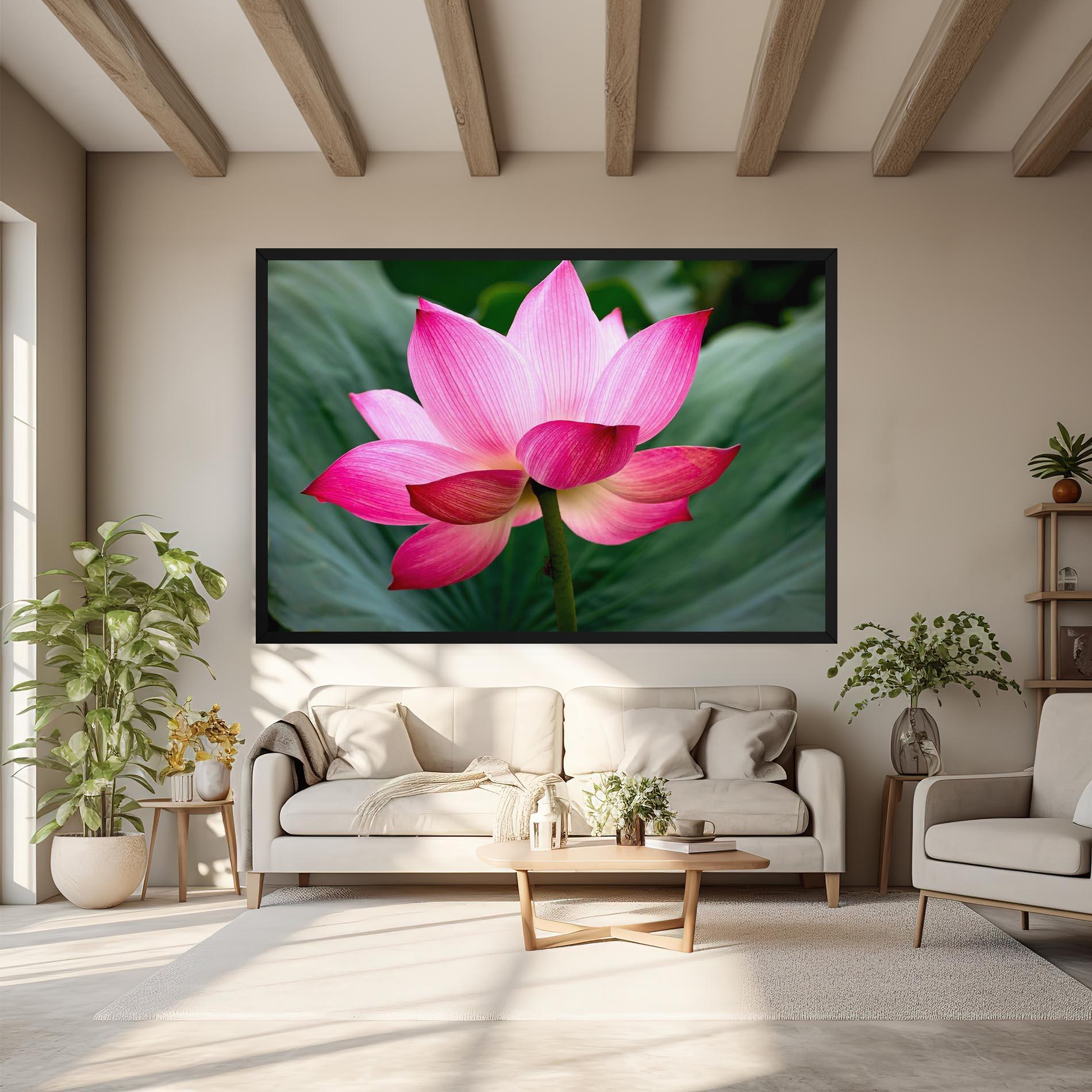 Leinwandbild Beautiful Pink Exotic mockup 6