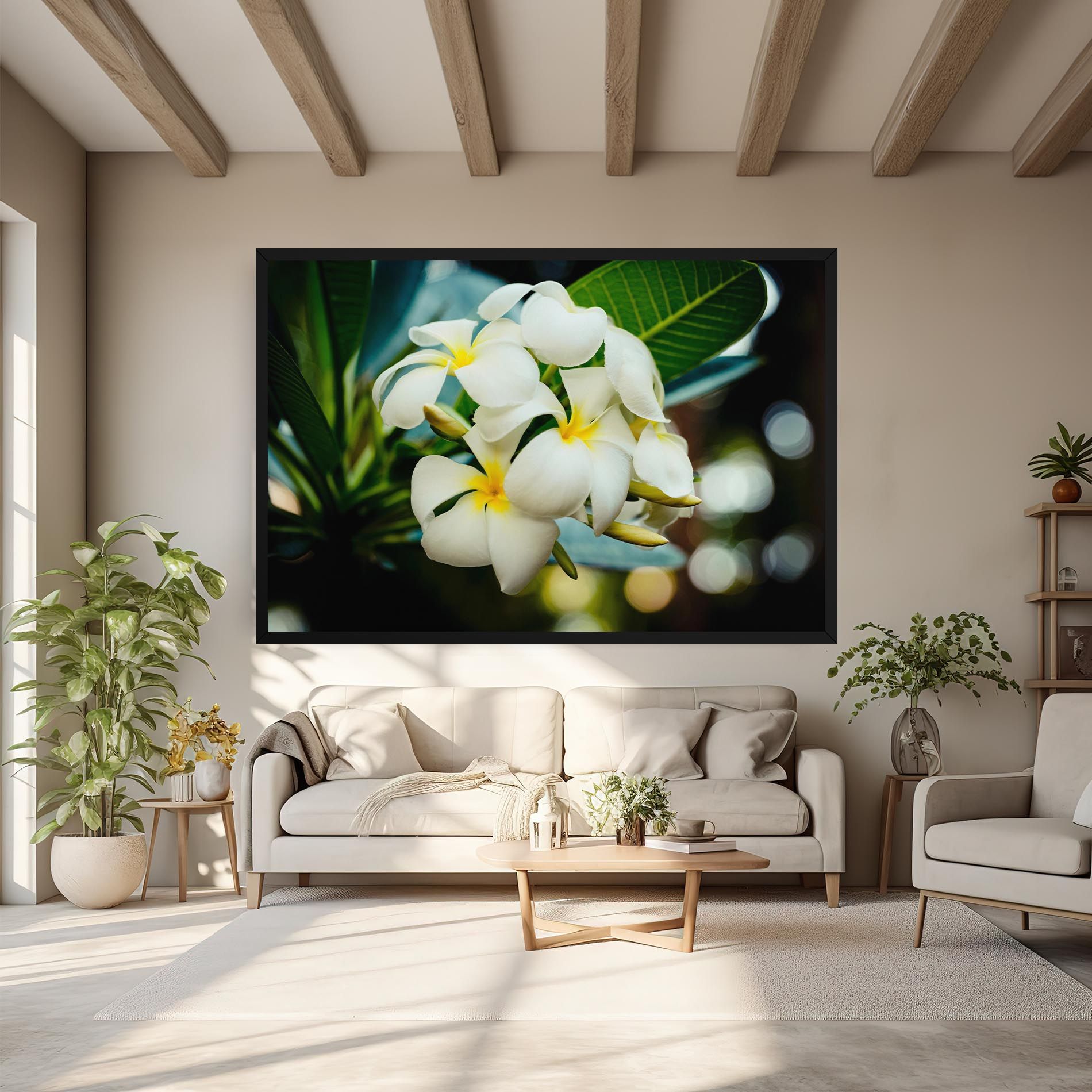 Beautiful White Exotic mockup 6