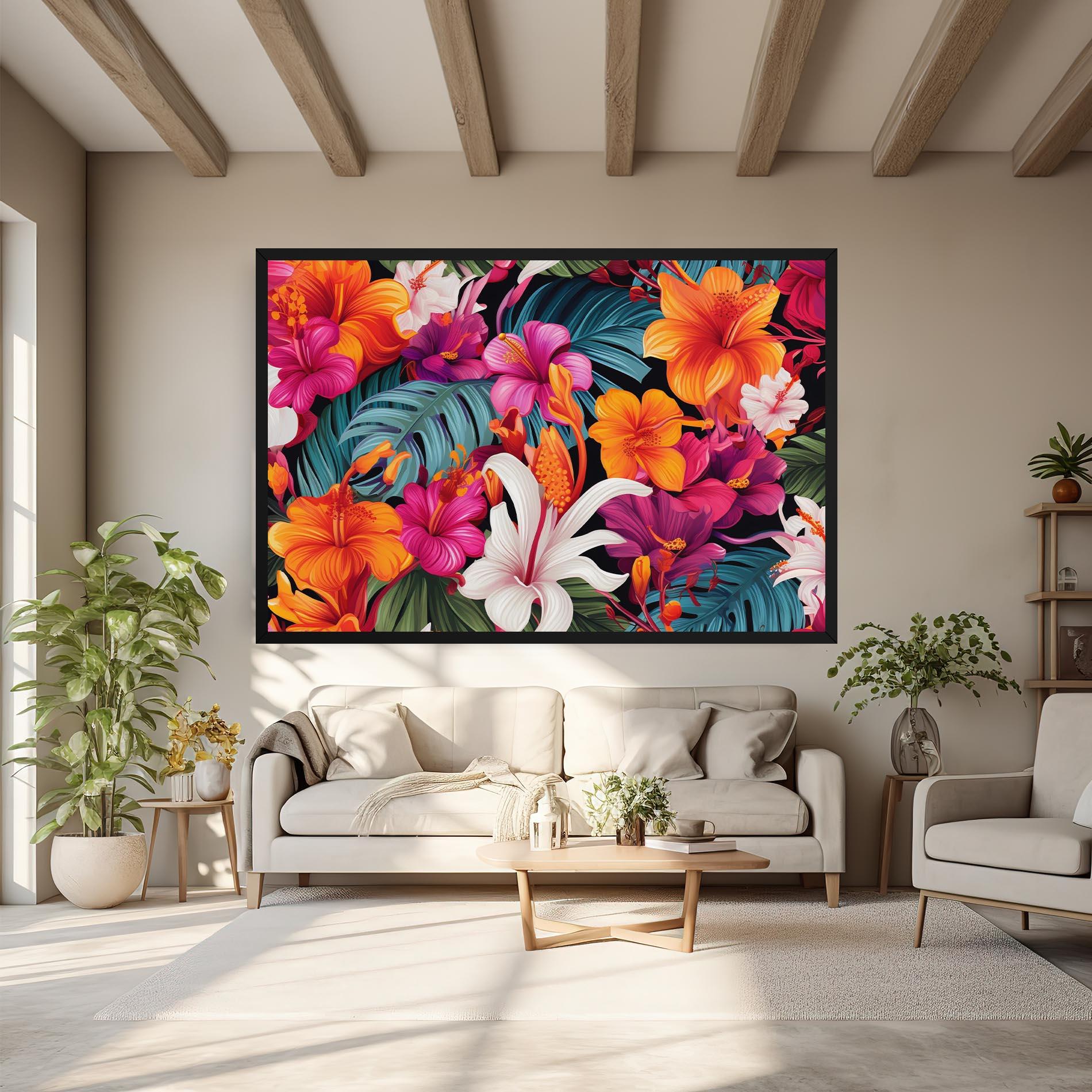 Leinwandbild Exotic Patern mockup 6