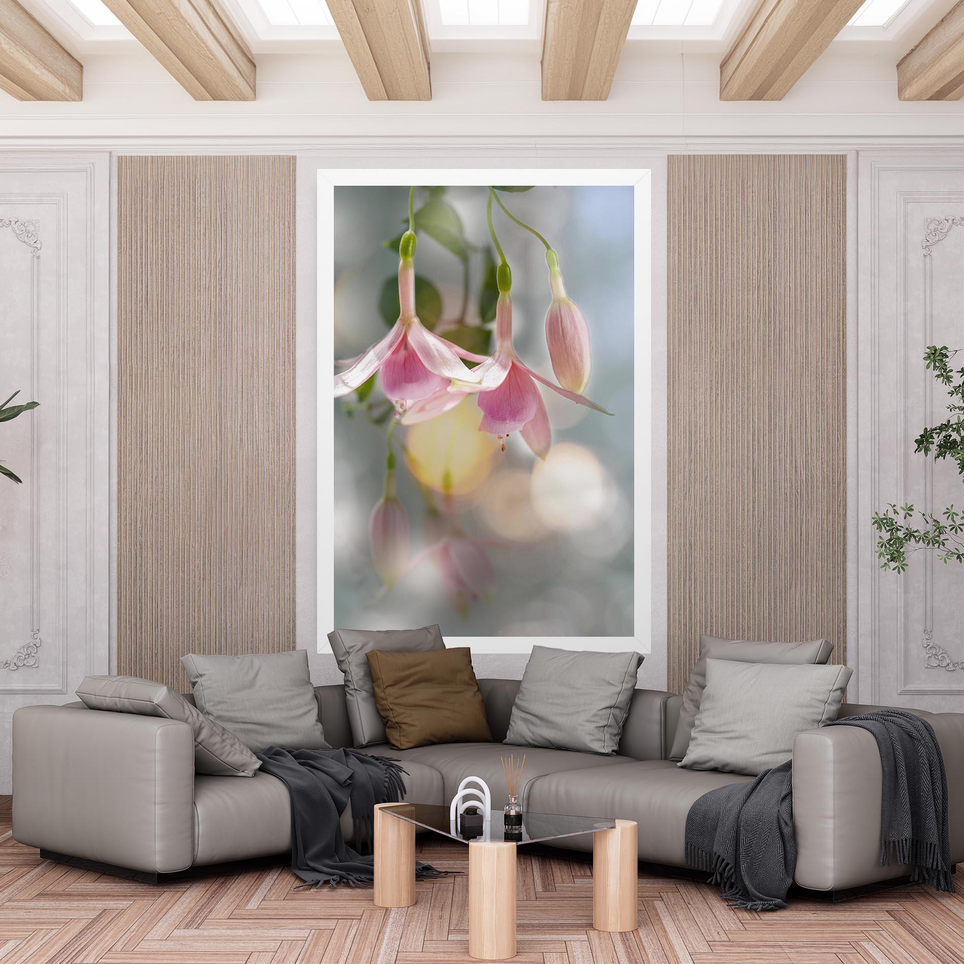 Leinwandbild Dreamy Pink Exotic mockup 6