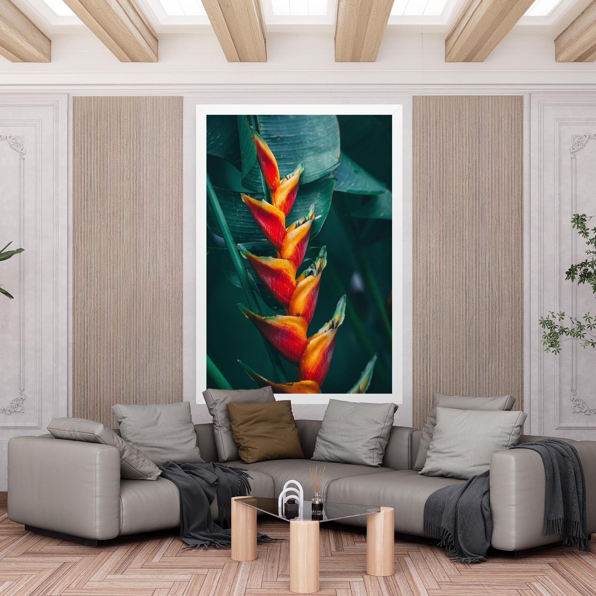 Leinwandbild Red Orange Exotic mockup 6