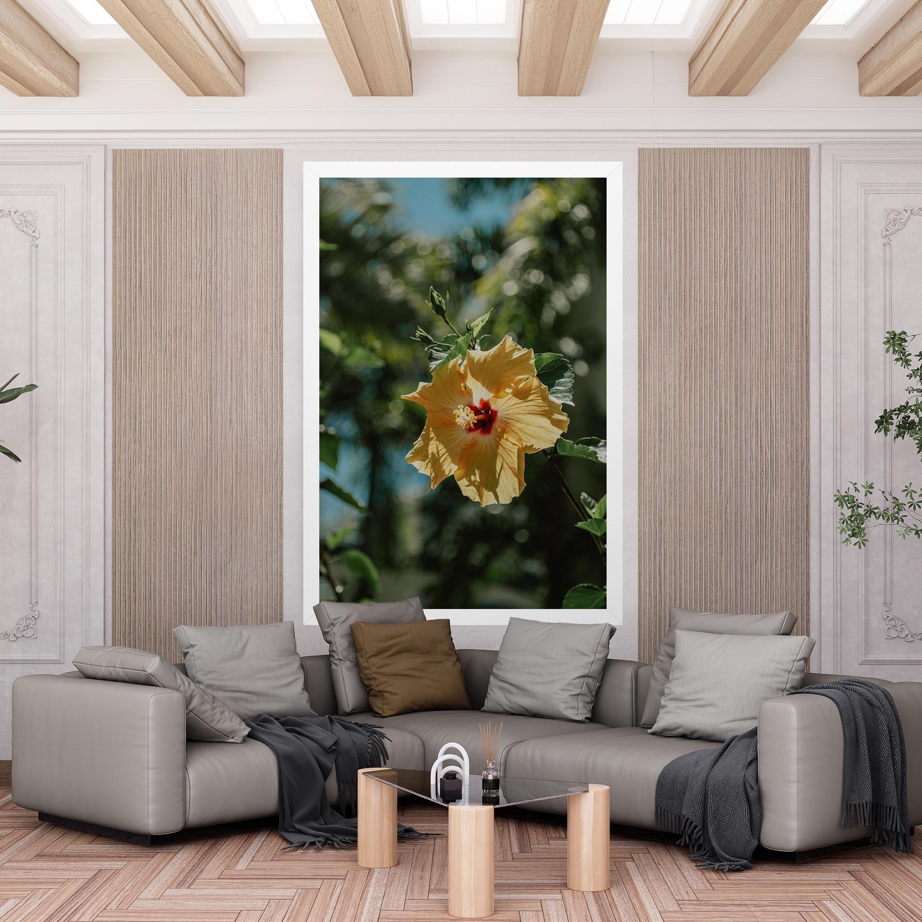 Leinwandbild Yellow Pretty Exotic mockup 6
