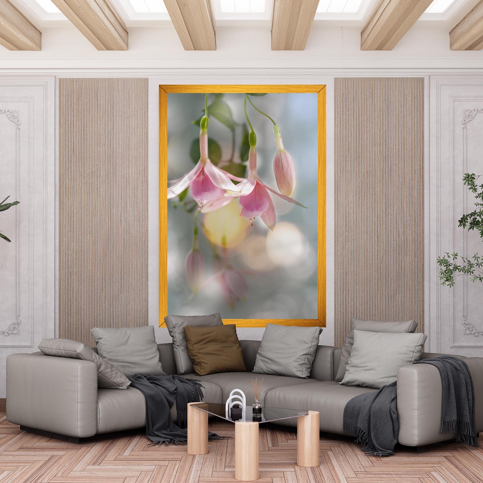 Leinwandbild Dreamy Pink Exotic mockup 6