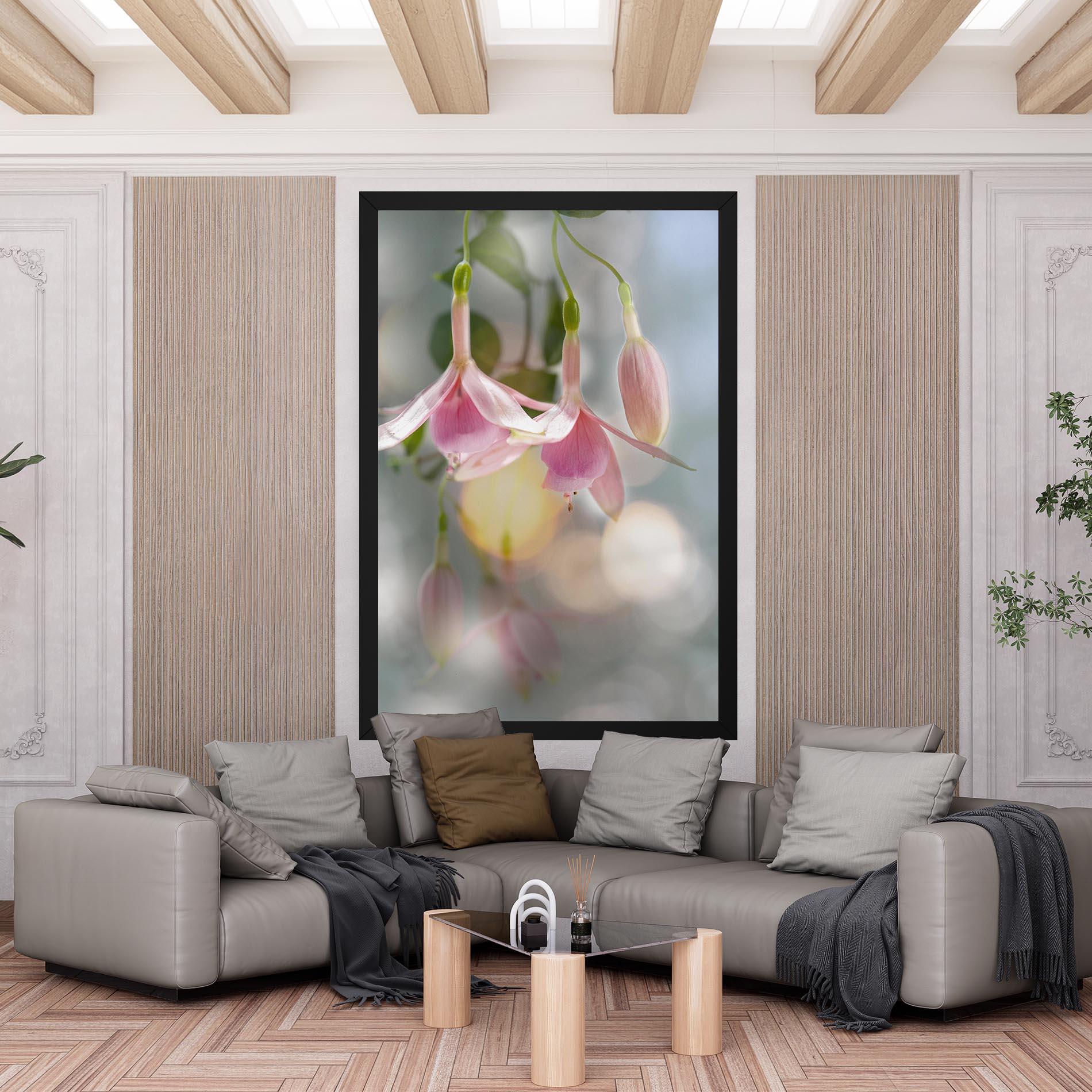 Leinwandbild Dreamy Pink Exotic mockup 6