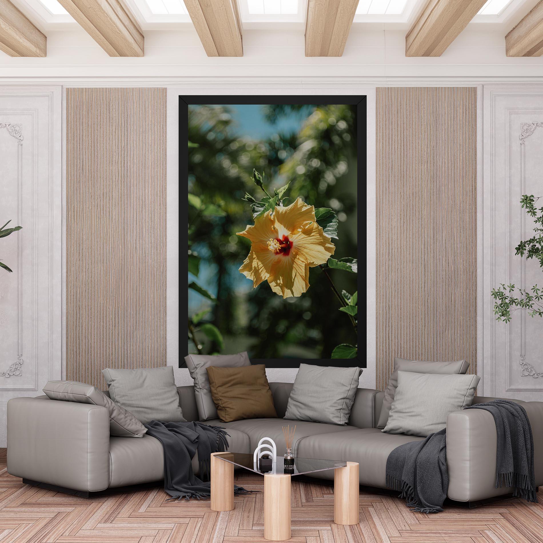 Leinwandbild Yellow Pretty Exotic mockup 6