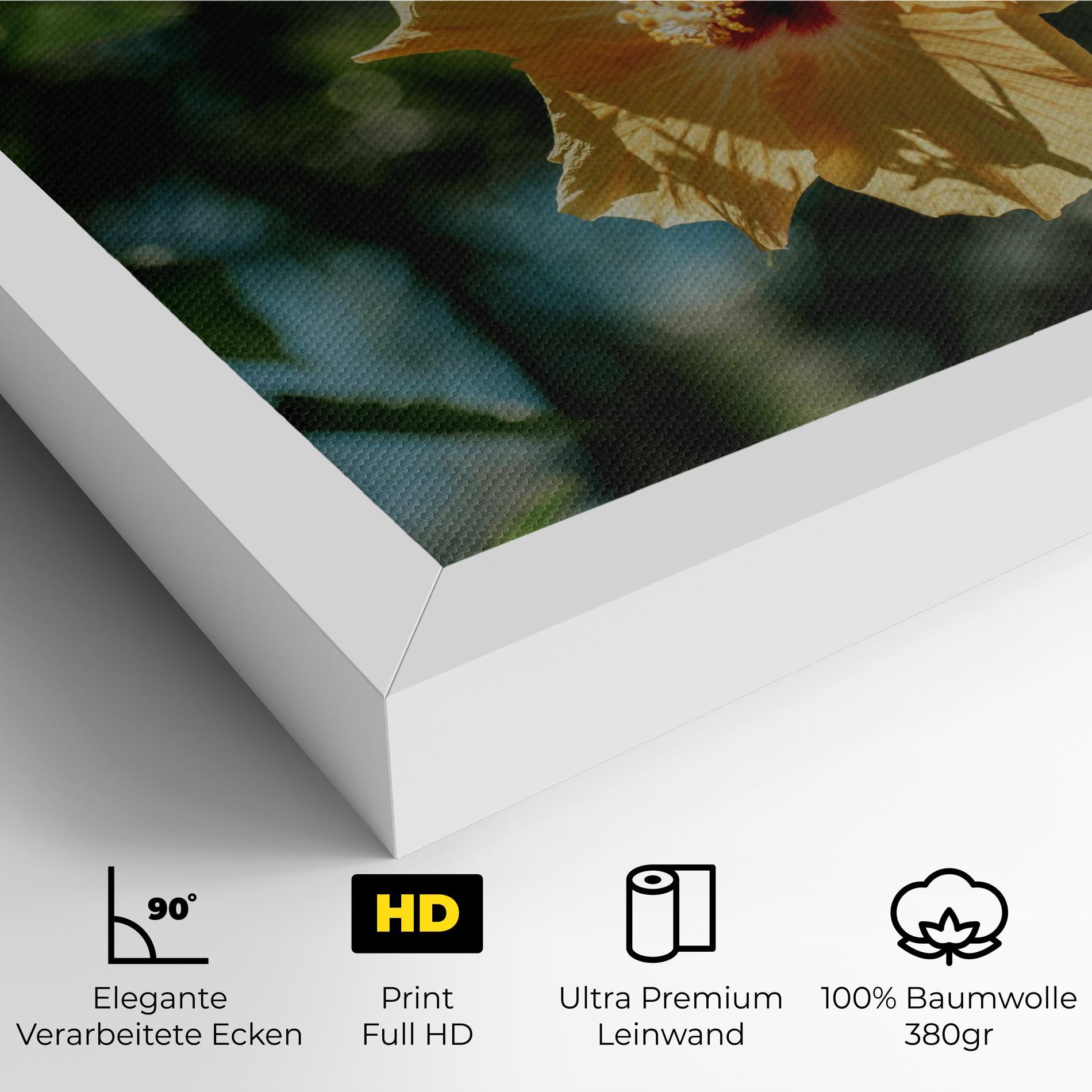 Leinwandbild Yellow Pretty Exotic mockup 4